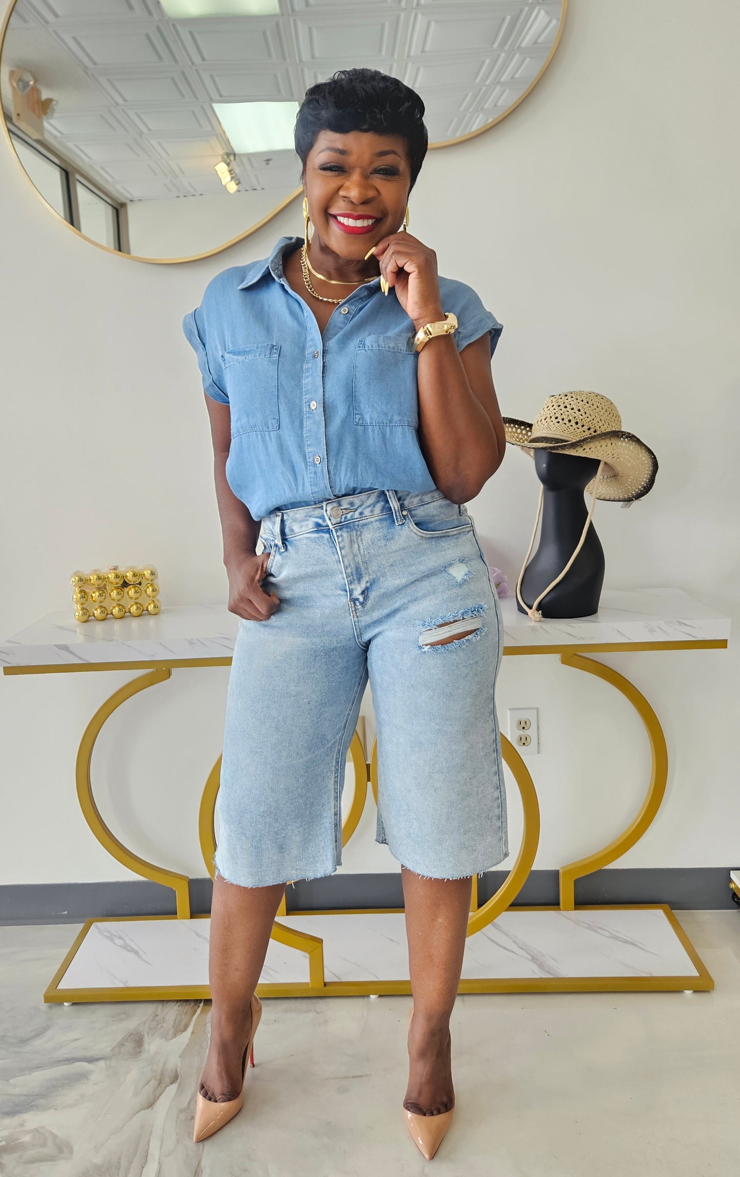 Genesis Denim Shorts