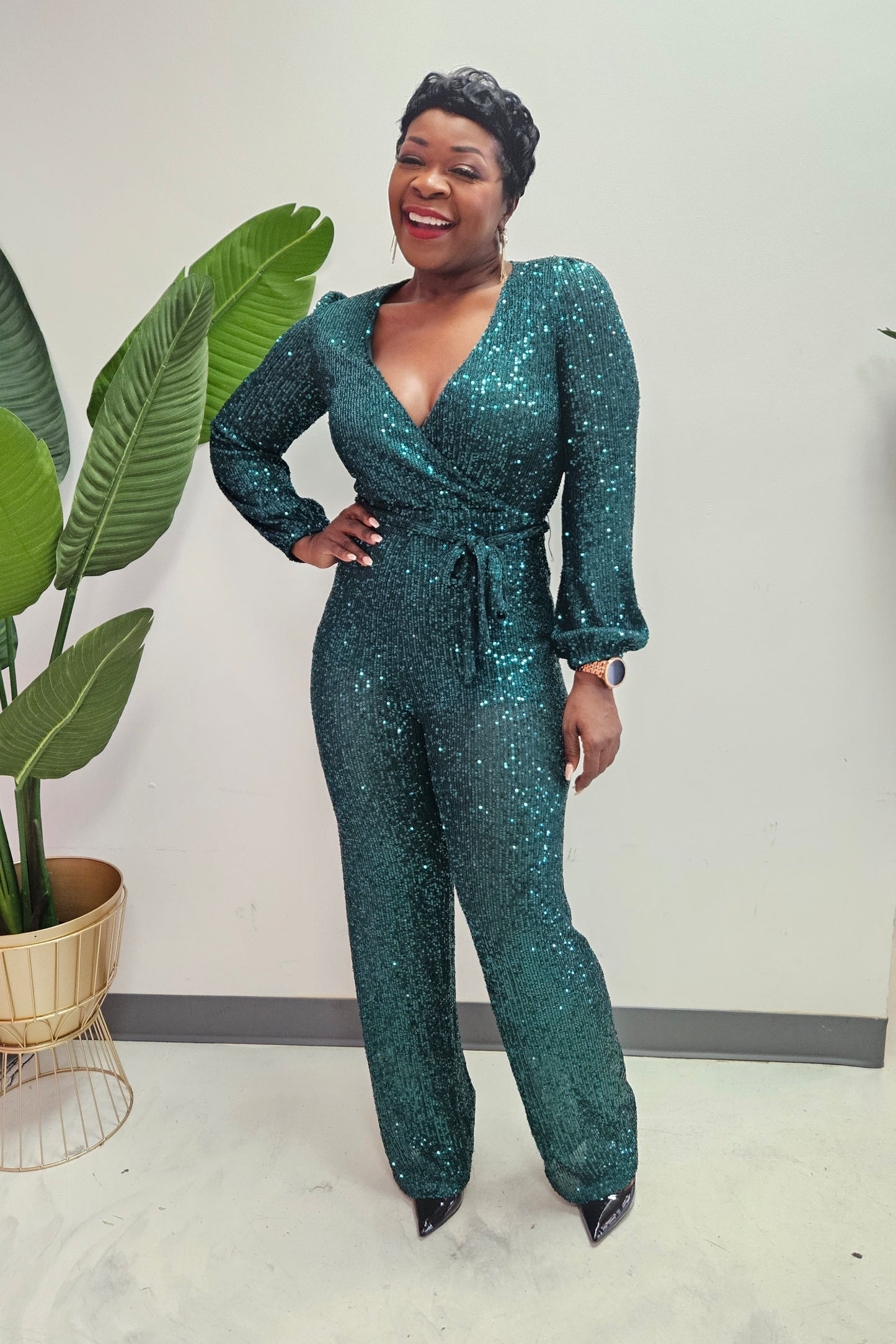 Serena Sequin Jumpsuit