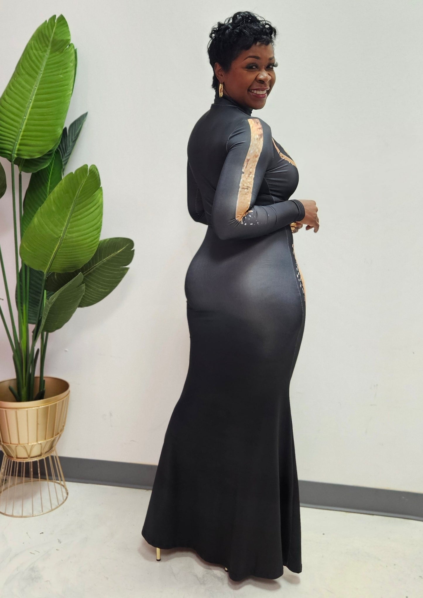 Silhouette Maxi Dress