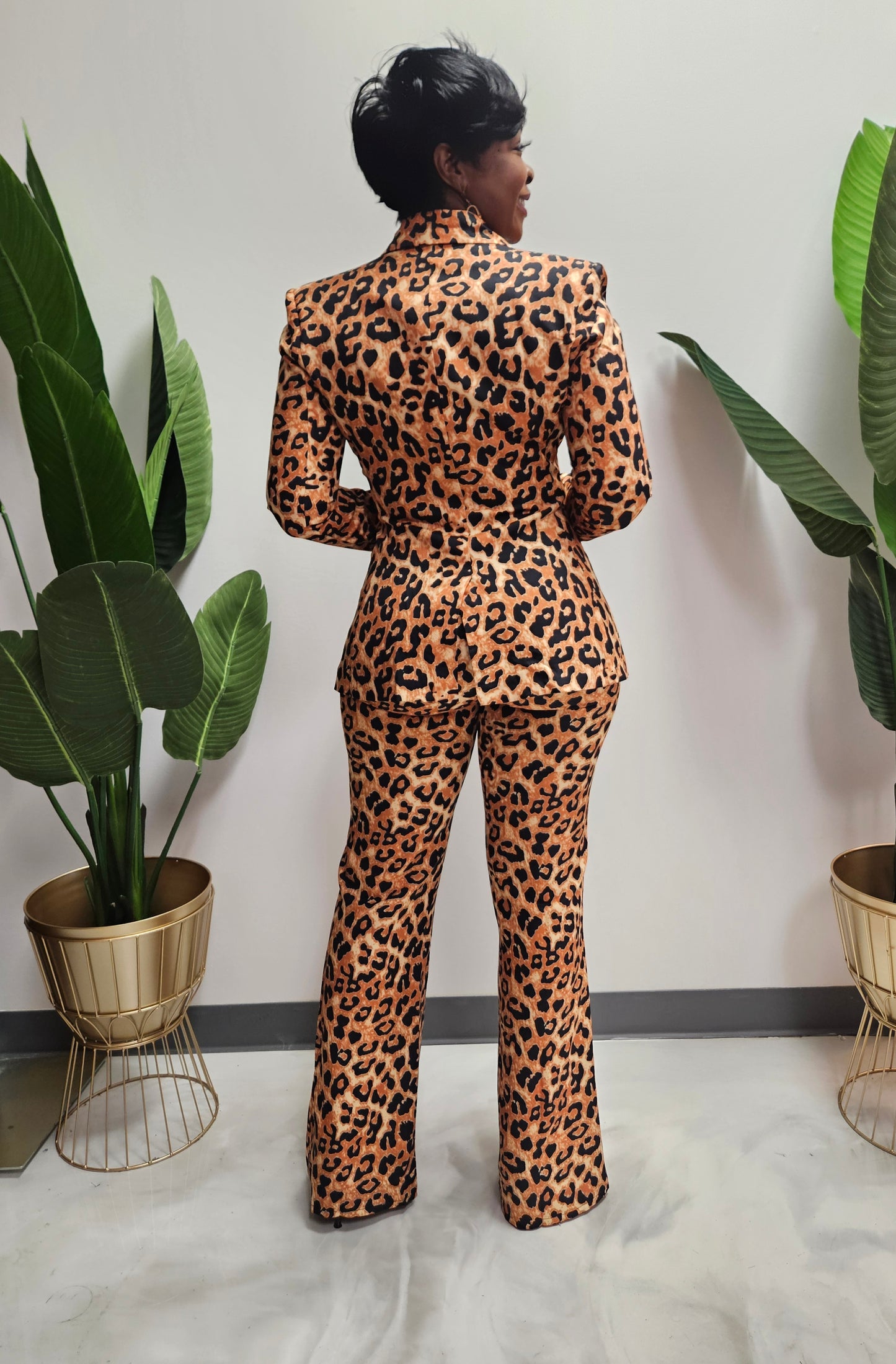 Luxe Leopard Pantsuit