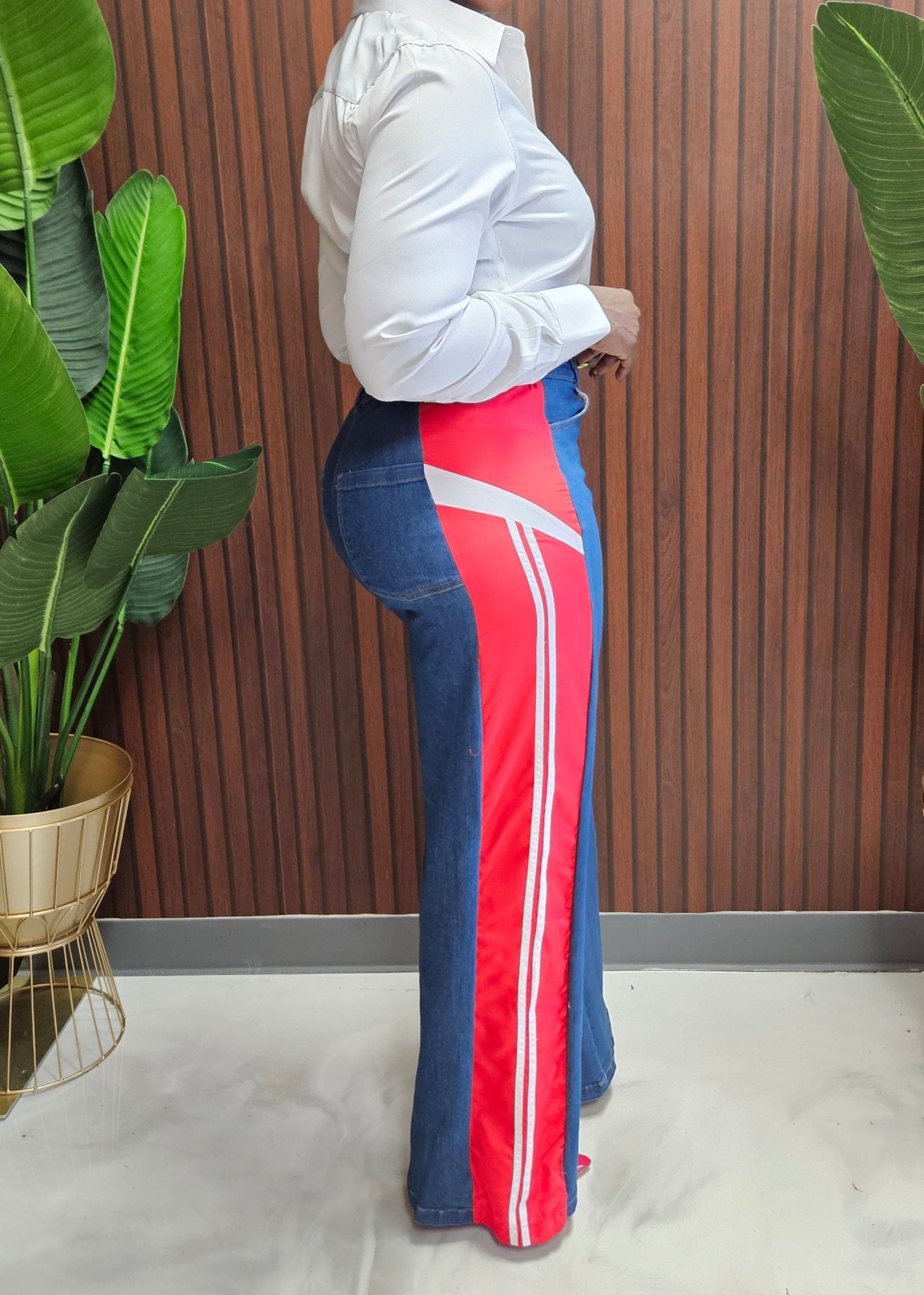 Lashanta Stripe Jeans