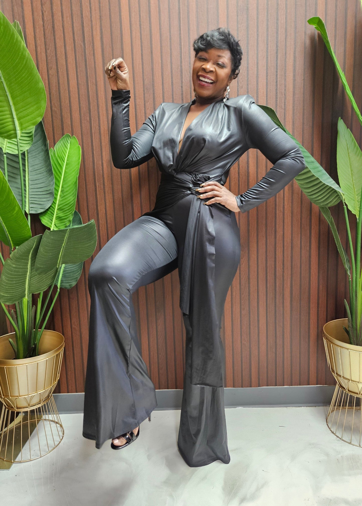 Melody Metallic Jumpsuit