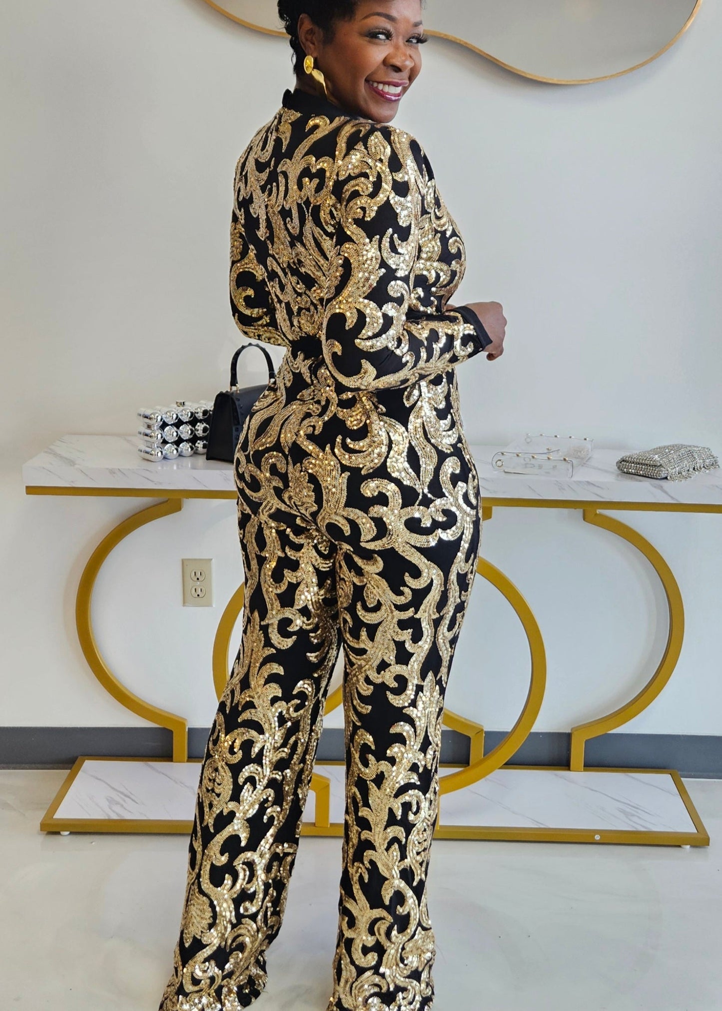 Glamorous Sequin Jumpsuit