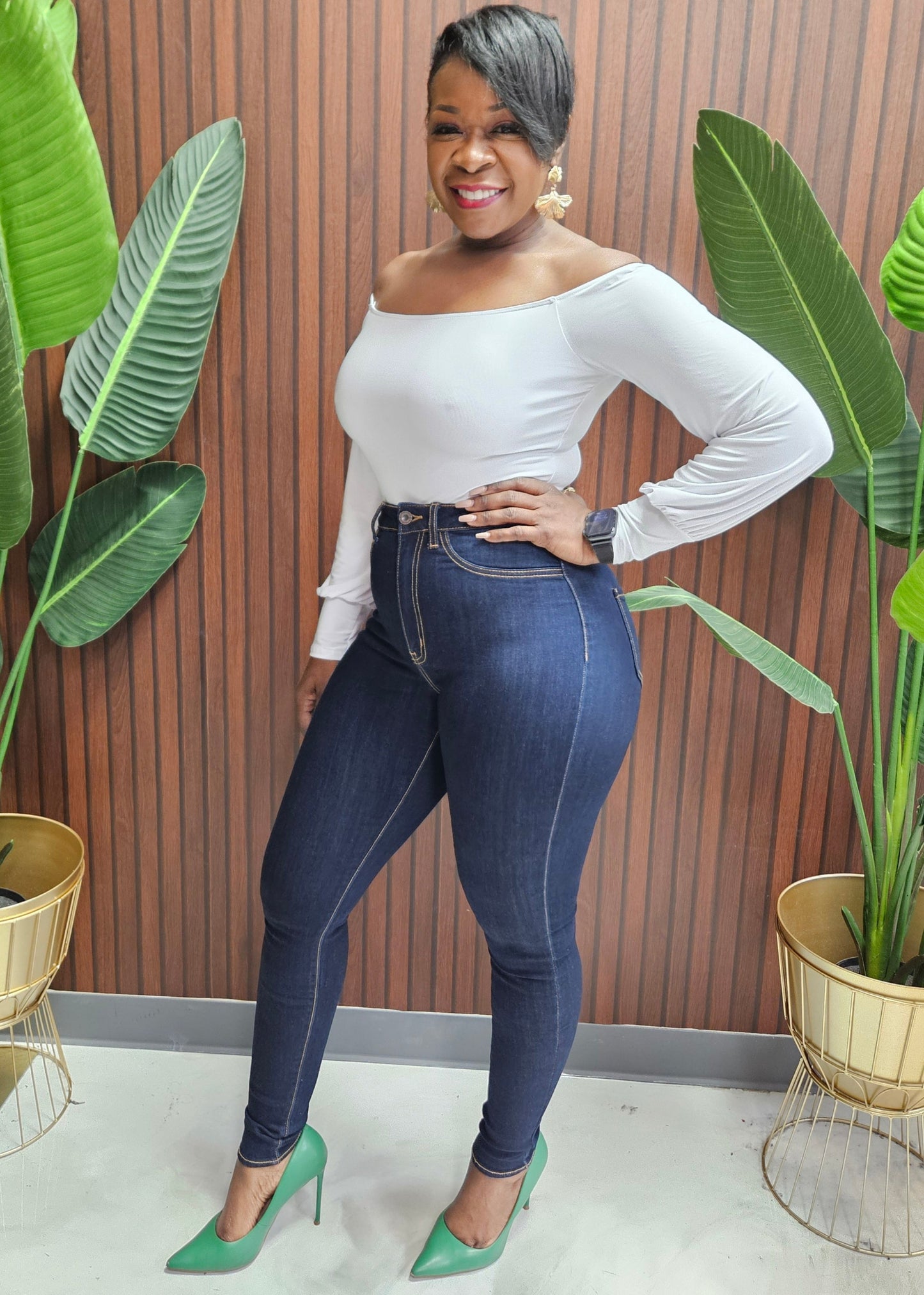 Nikki Dark Skinny Jeans