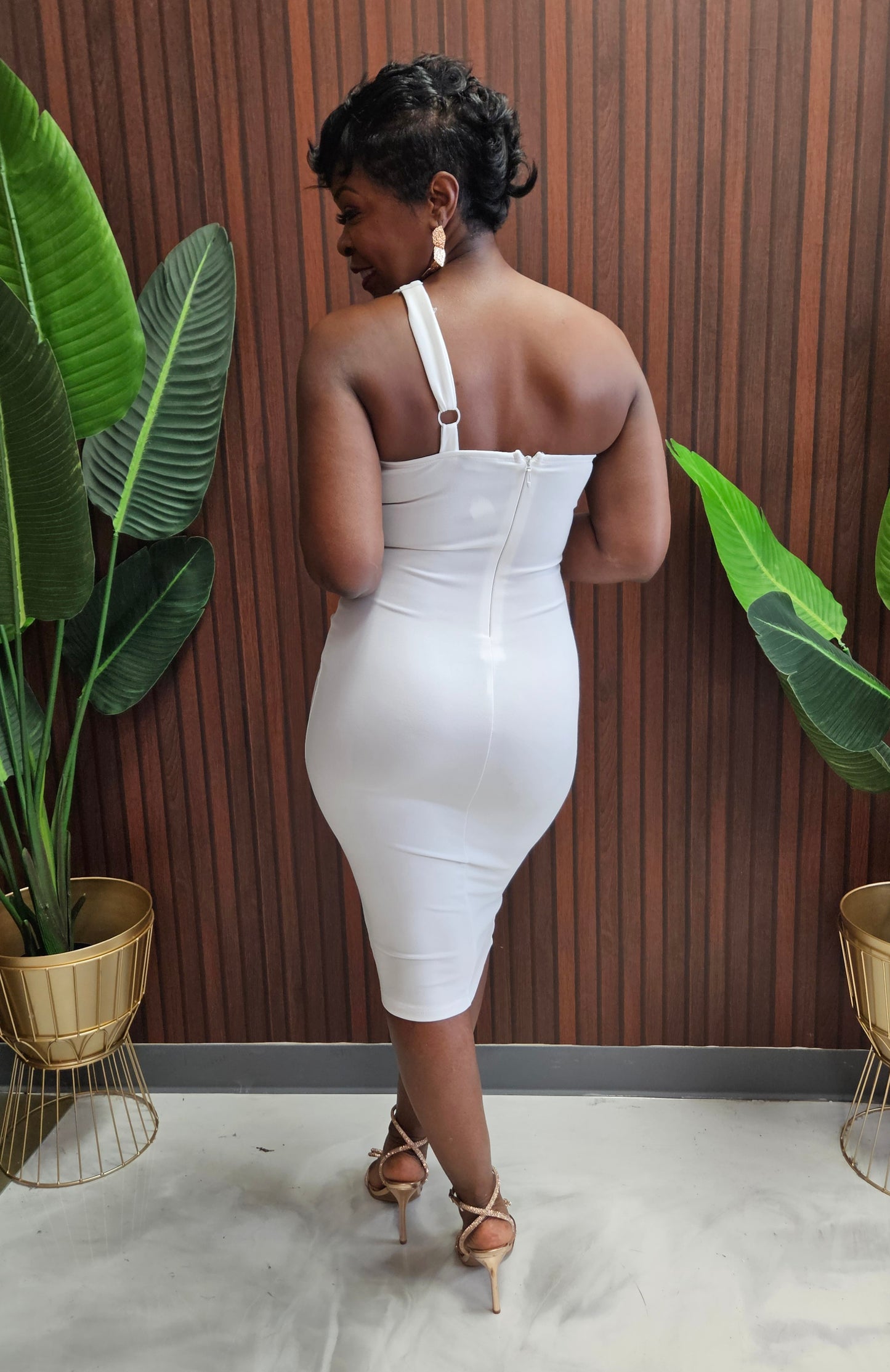 Carmen Keyhole Dress