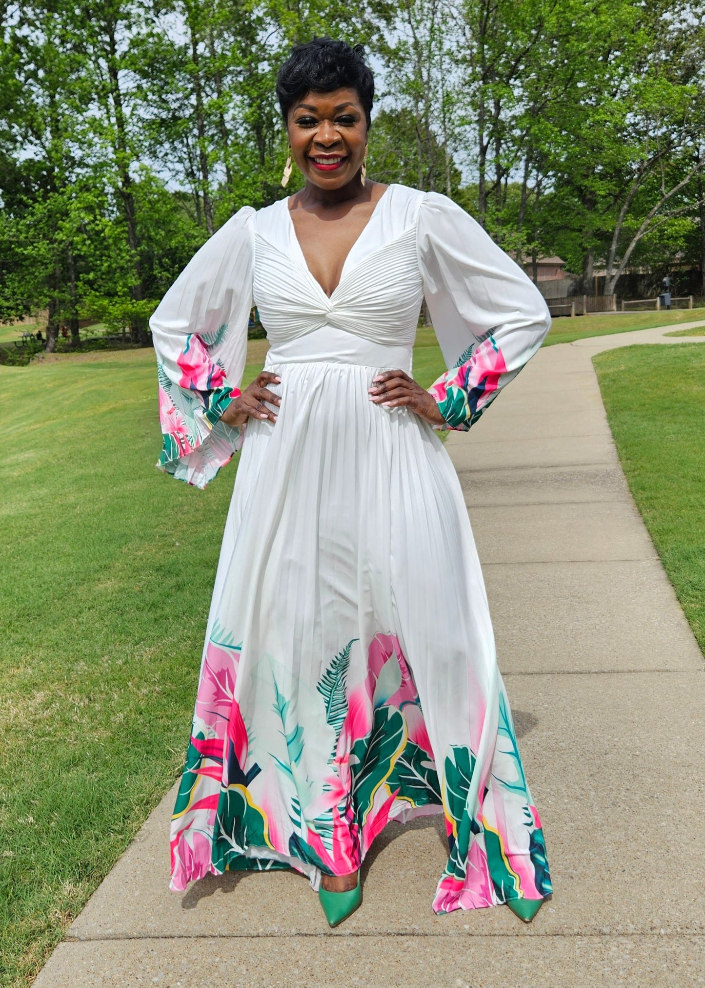 Allison Floral Dress