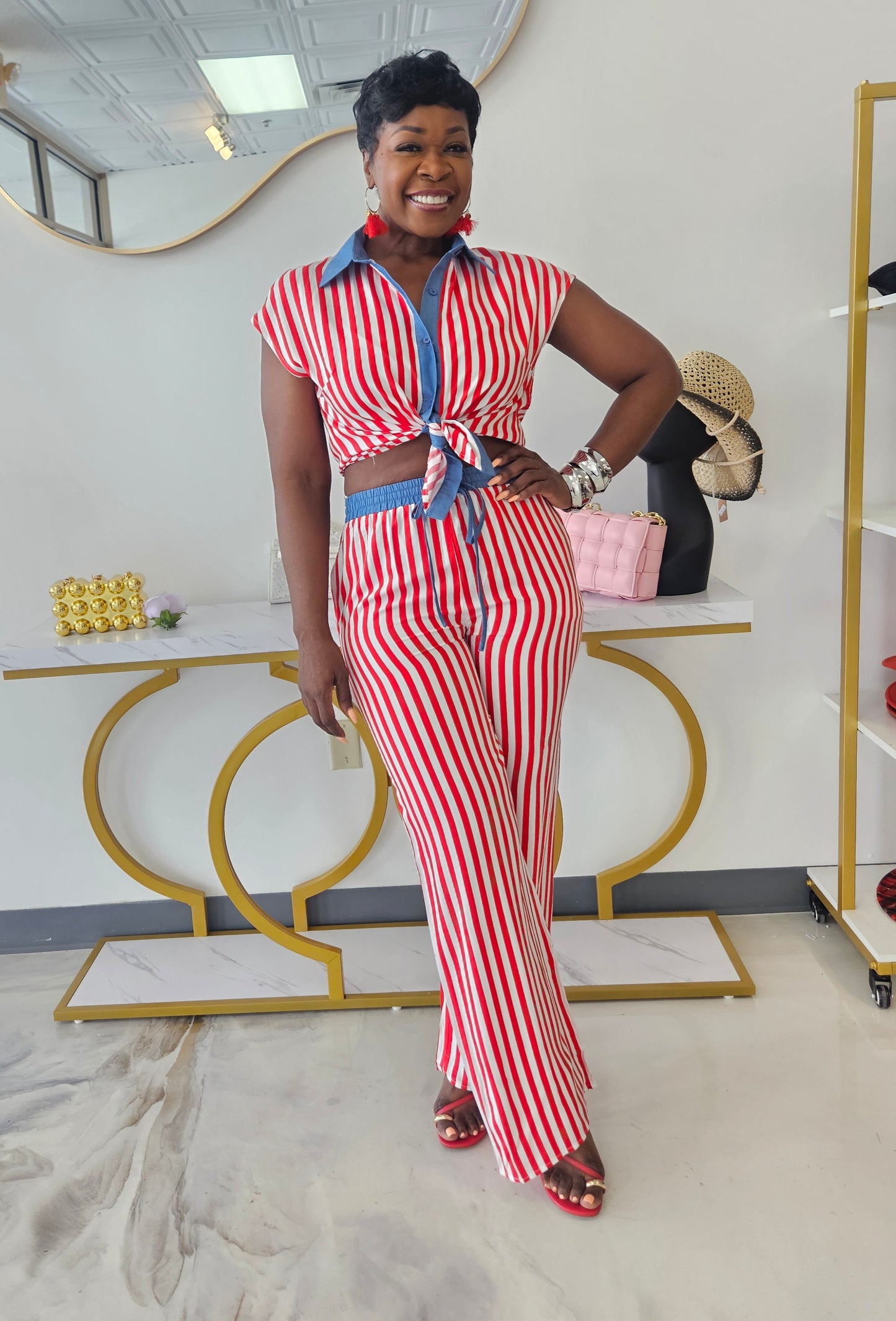 Cynthia Stripe Set