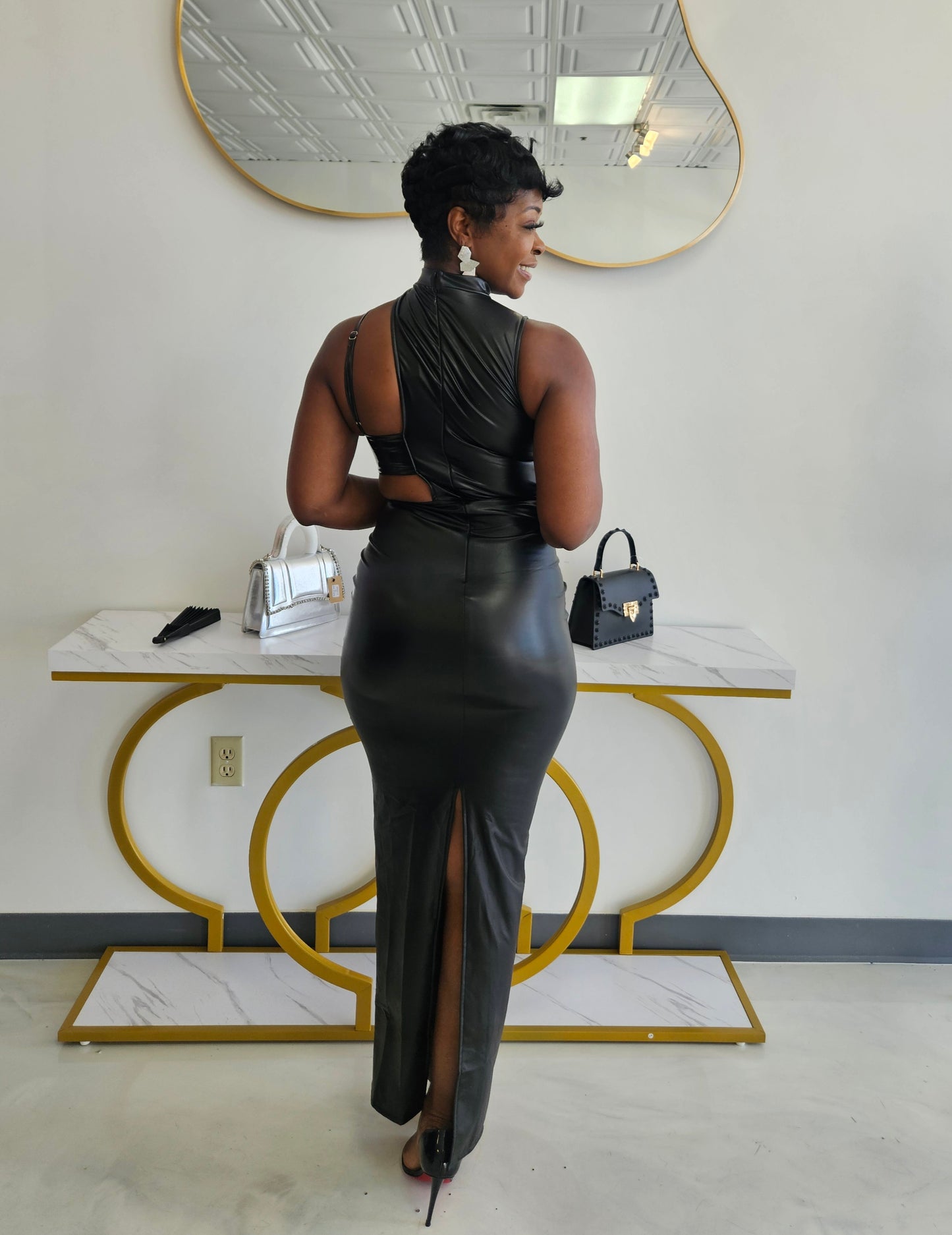 Black Denim Dress