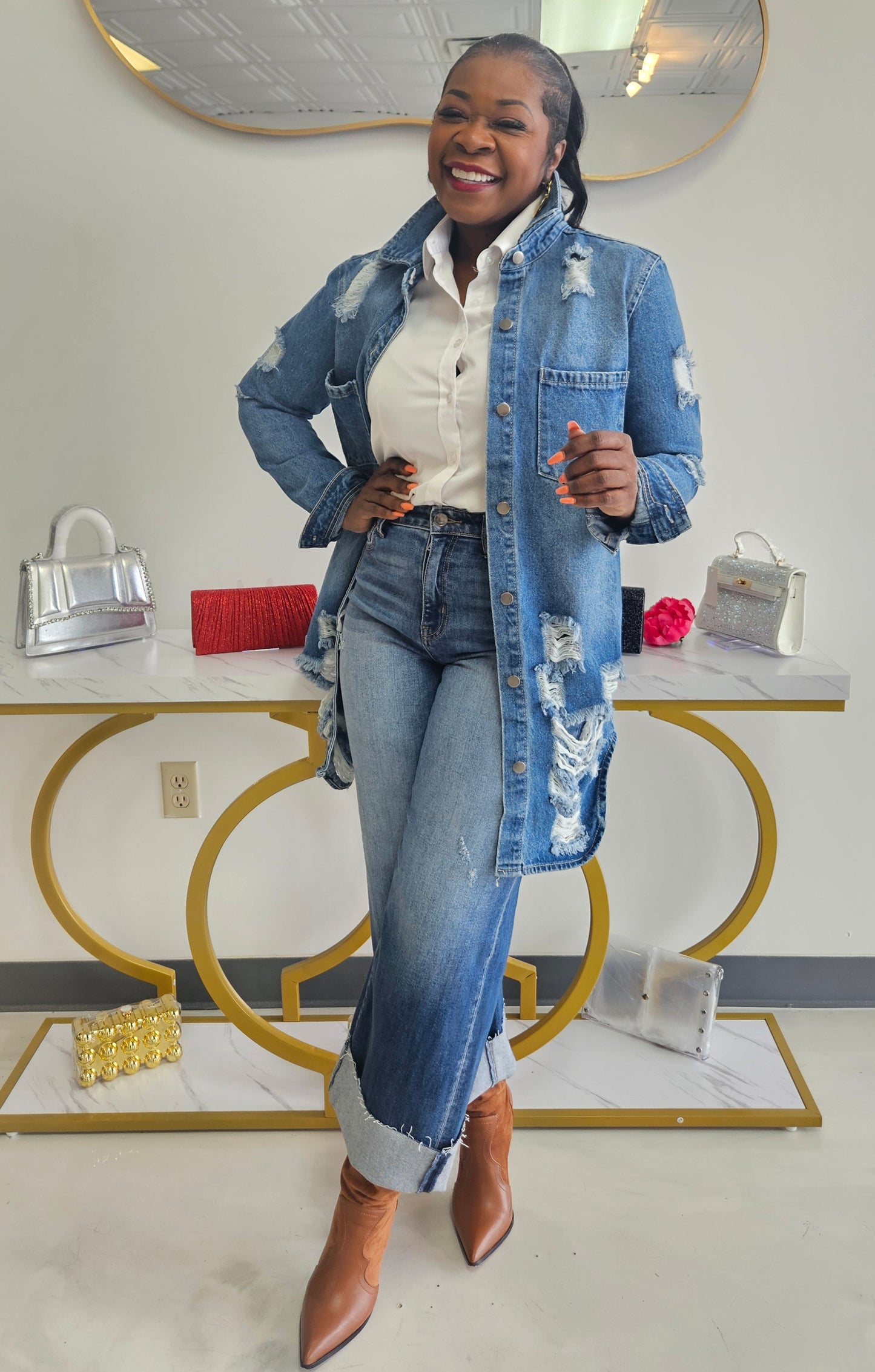 Shanna Denim Shirt/Jacket