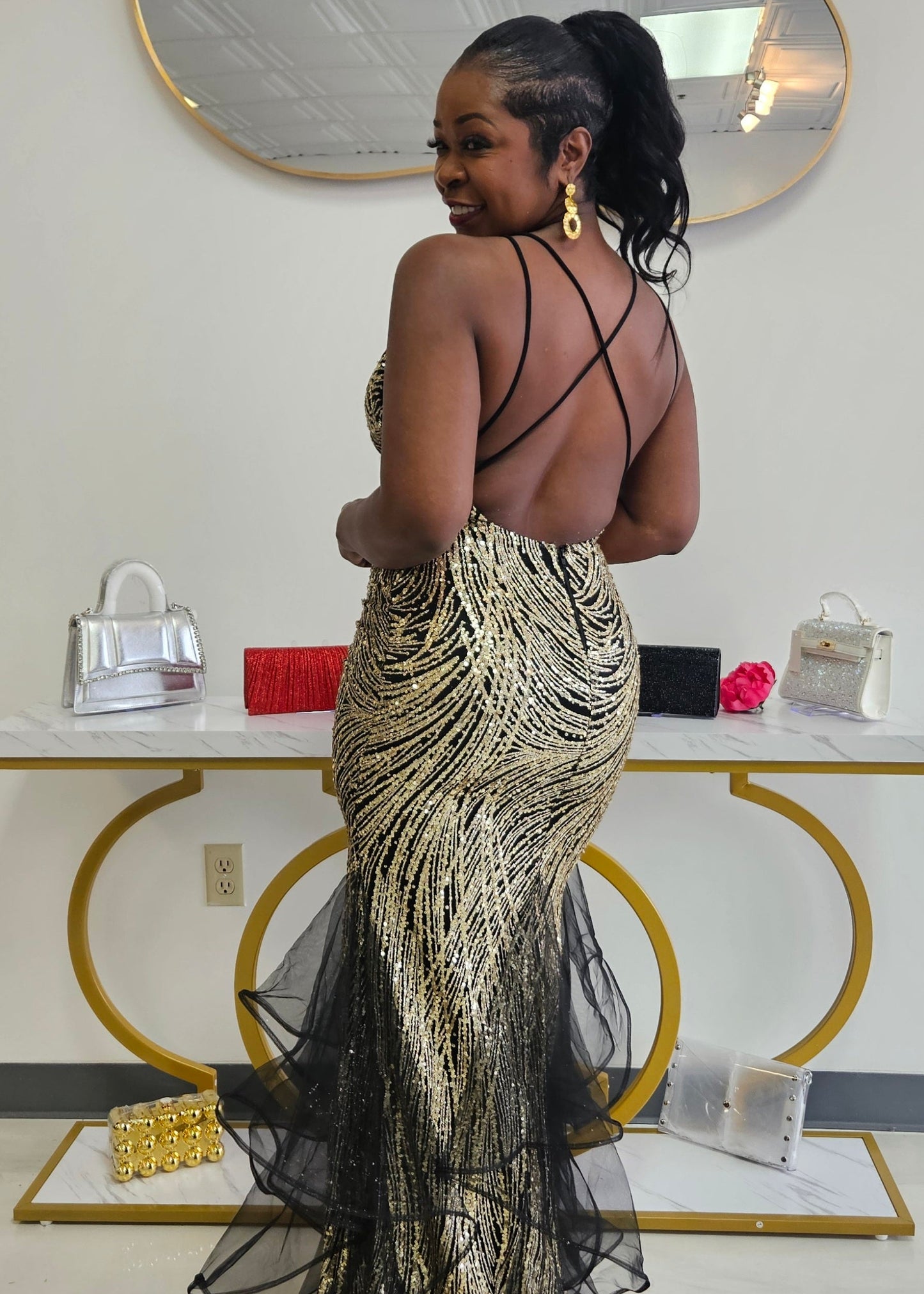Allure Glitter Dress