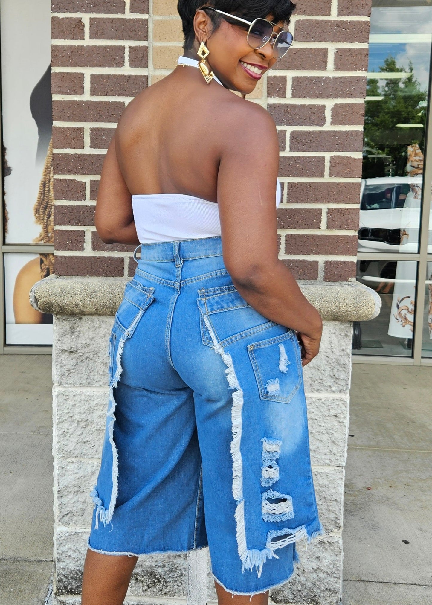 Double Take Denim Shorts
