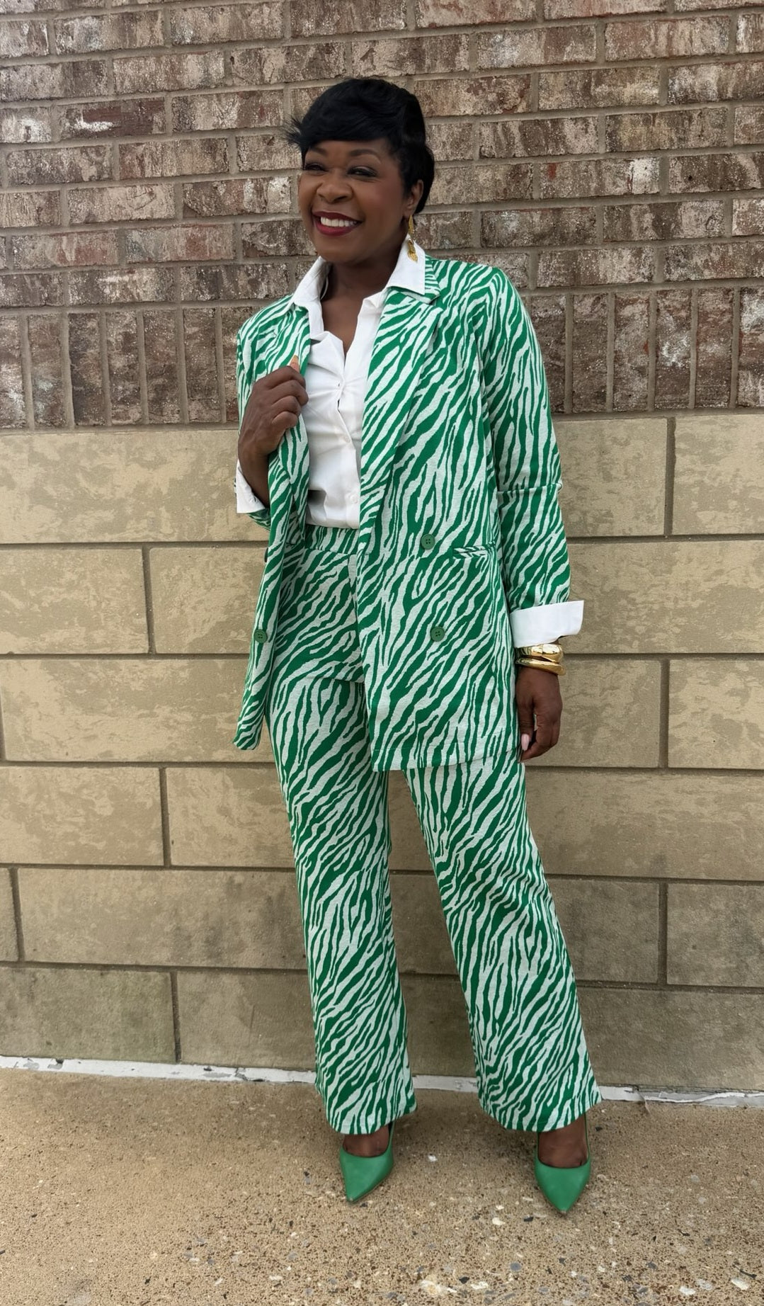 Jade Stripe Set