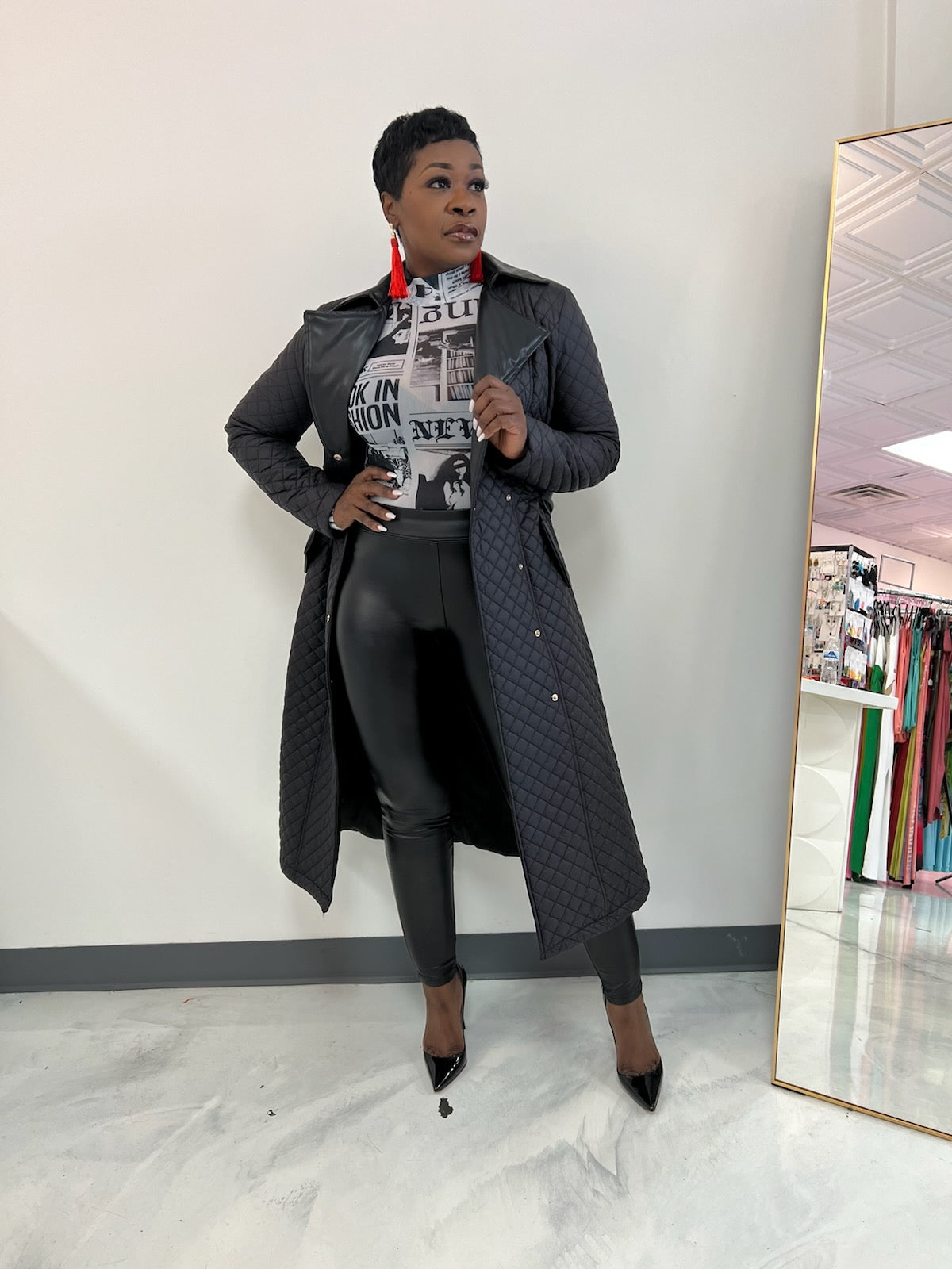 Balissa Black Coat