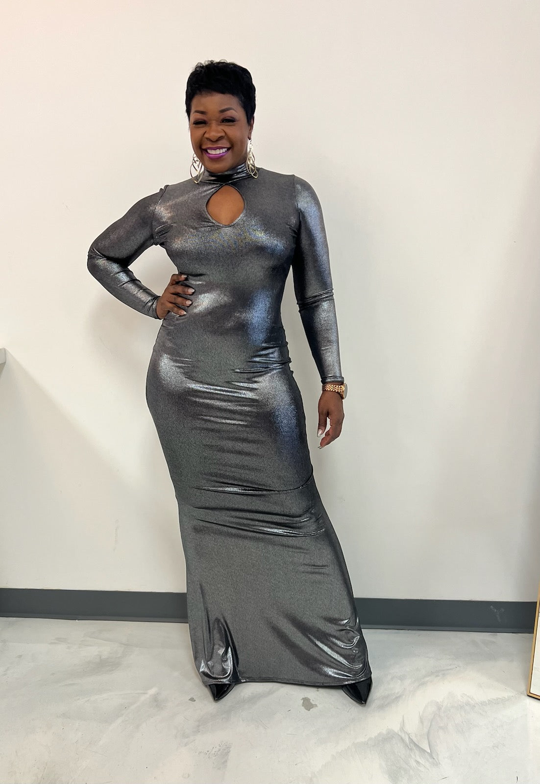 Rocsi Metallic Maxi