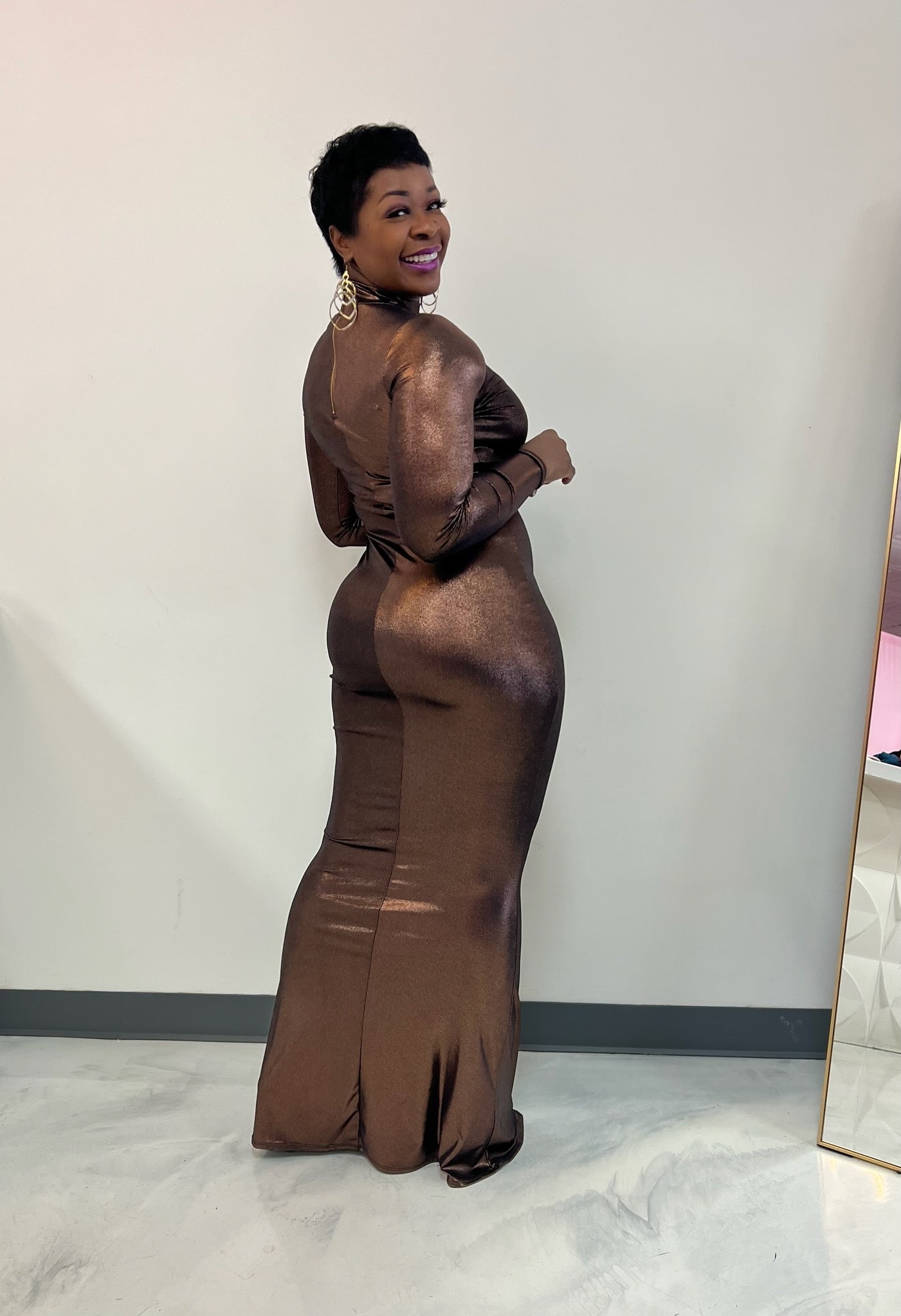 Rocsi Metallic Maxi