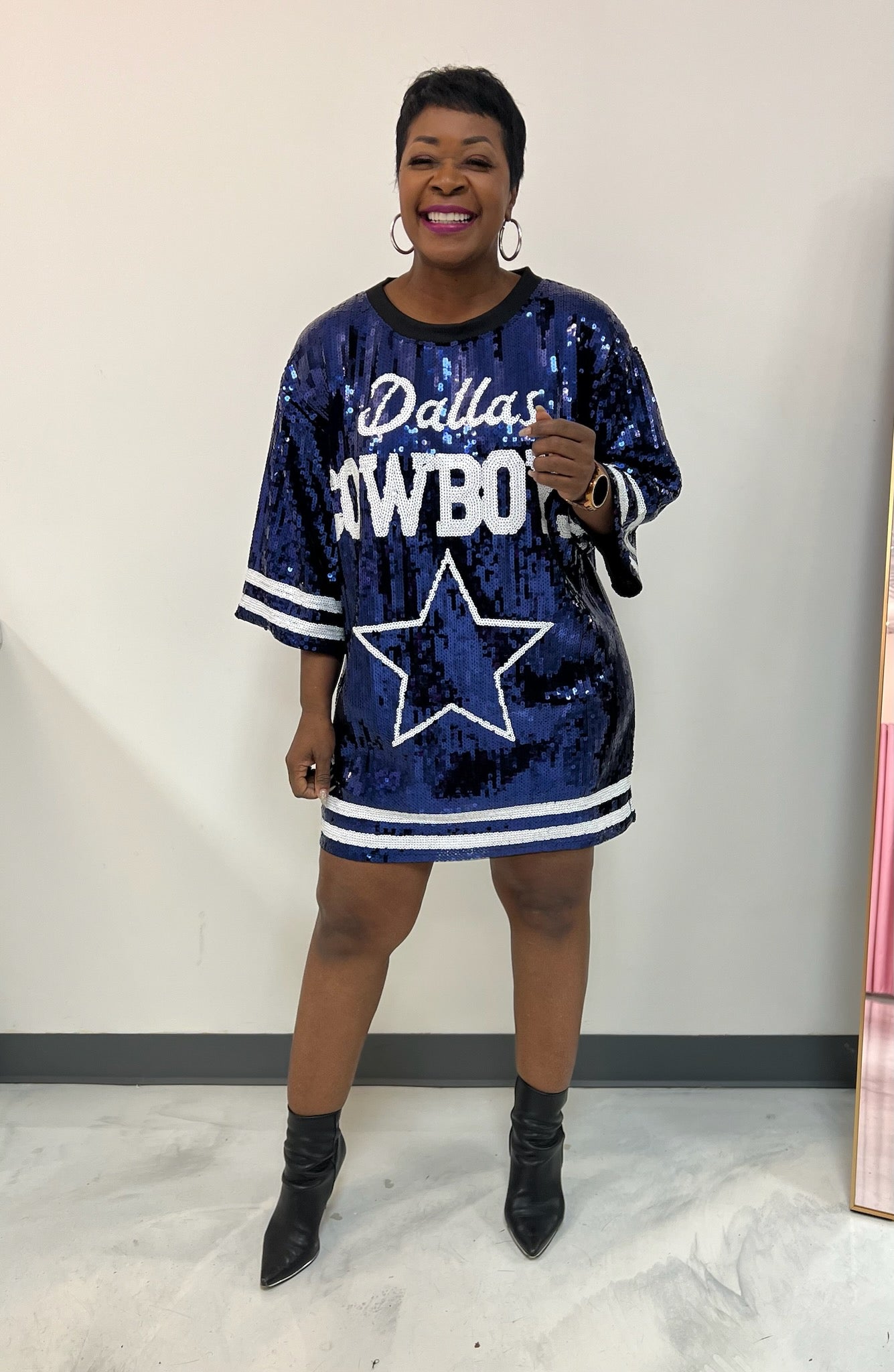 Dallas Cowboys Dress, Cowboys Cheer Skirt, Dress Jersey