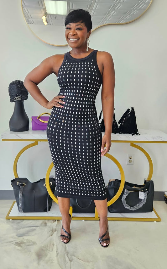 Krystle Rhinestone Dress