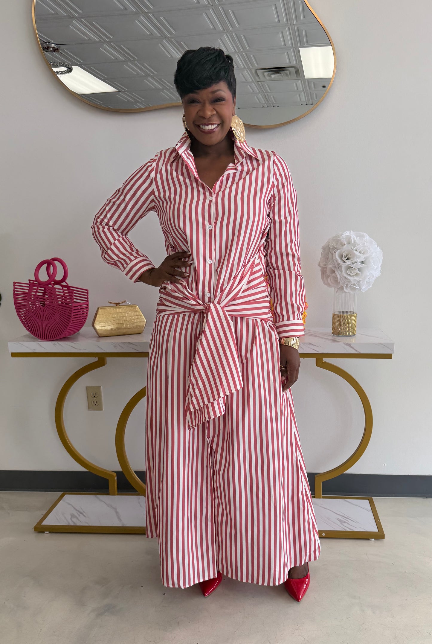 Penelope Shirt Tie Dress