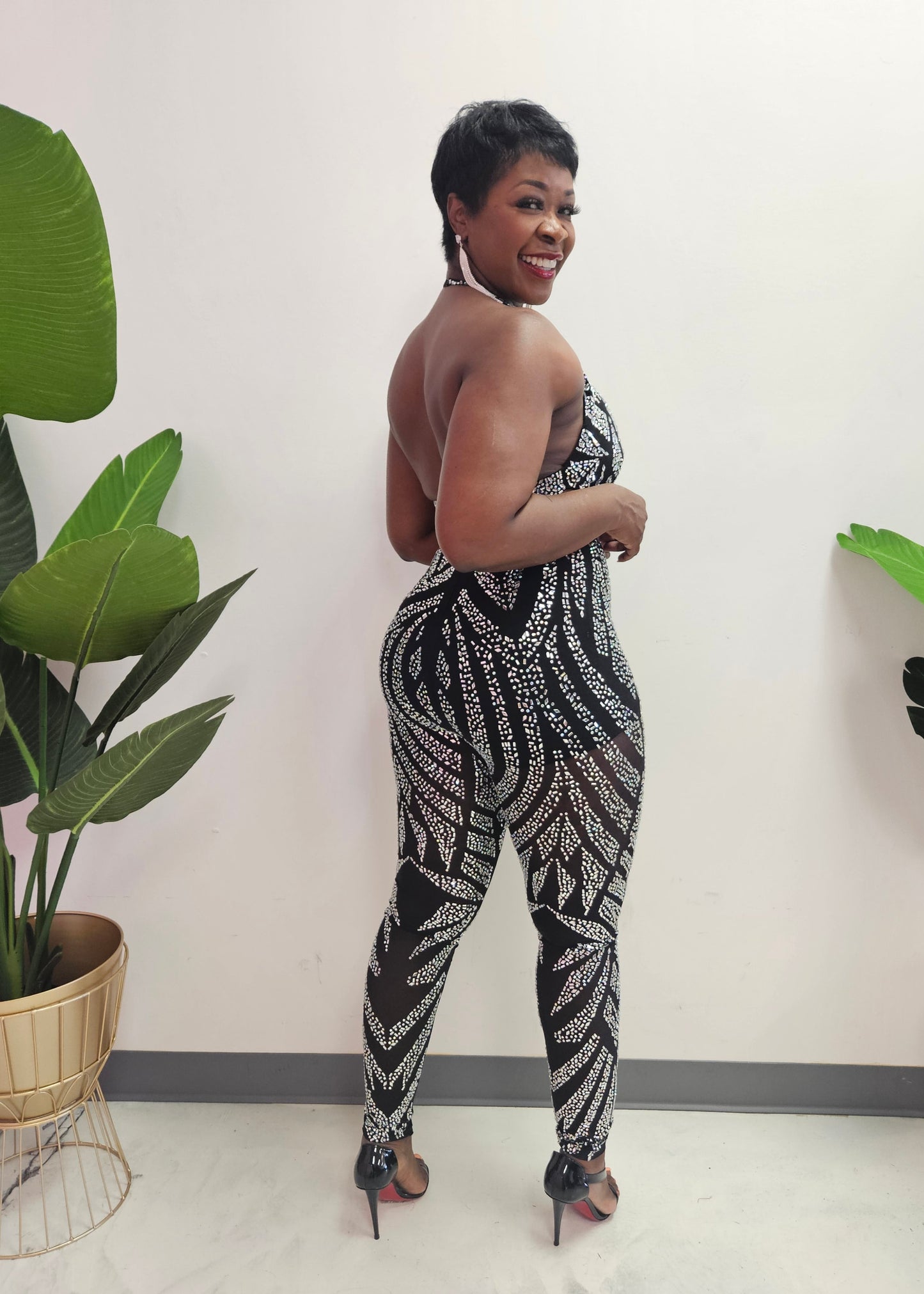 Glossy Bling Jumpsuit