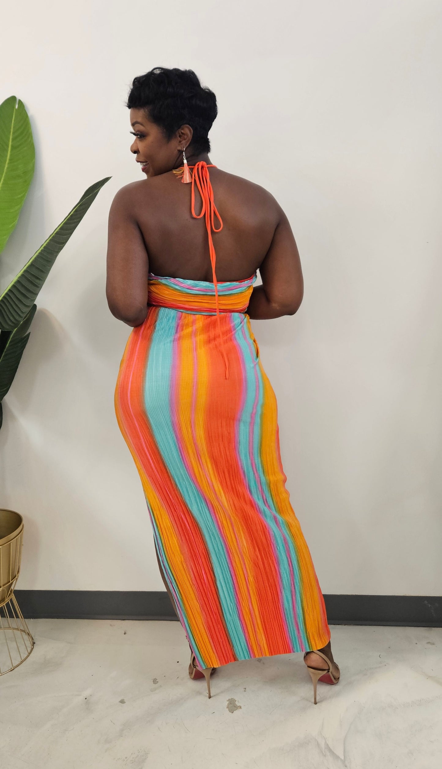 Kamisha Colorful Dress