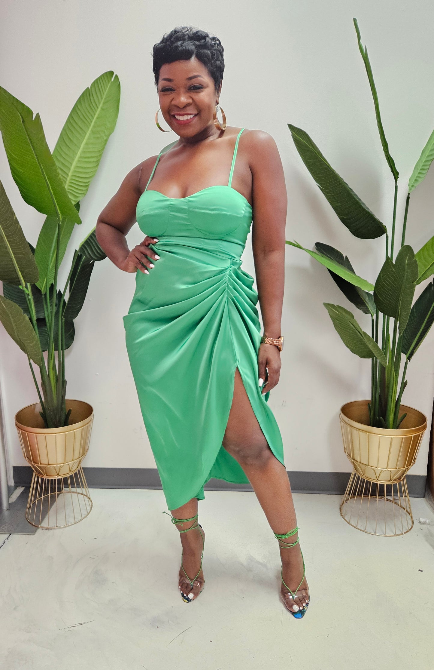 Luxe Green Dress