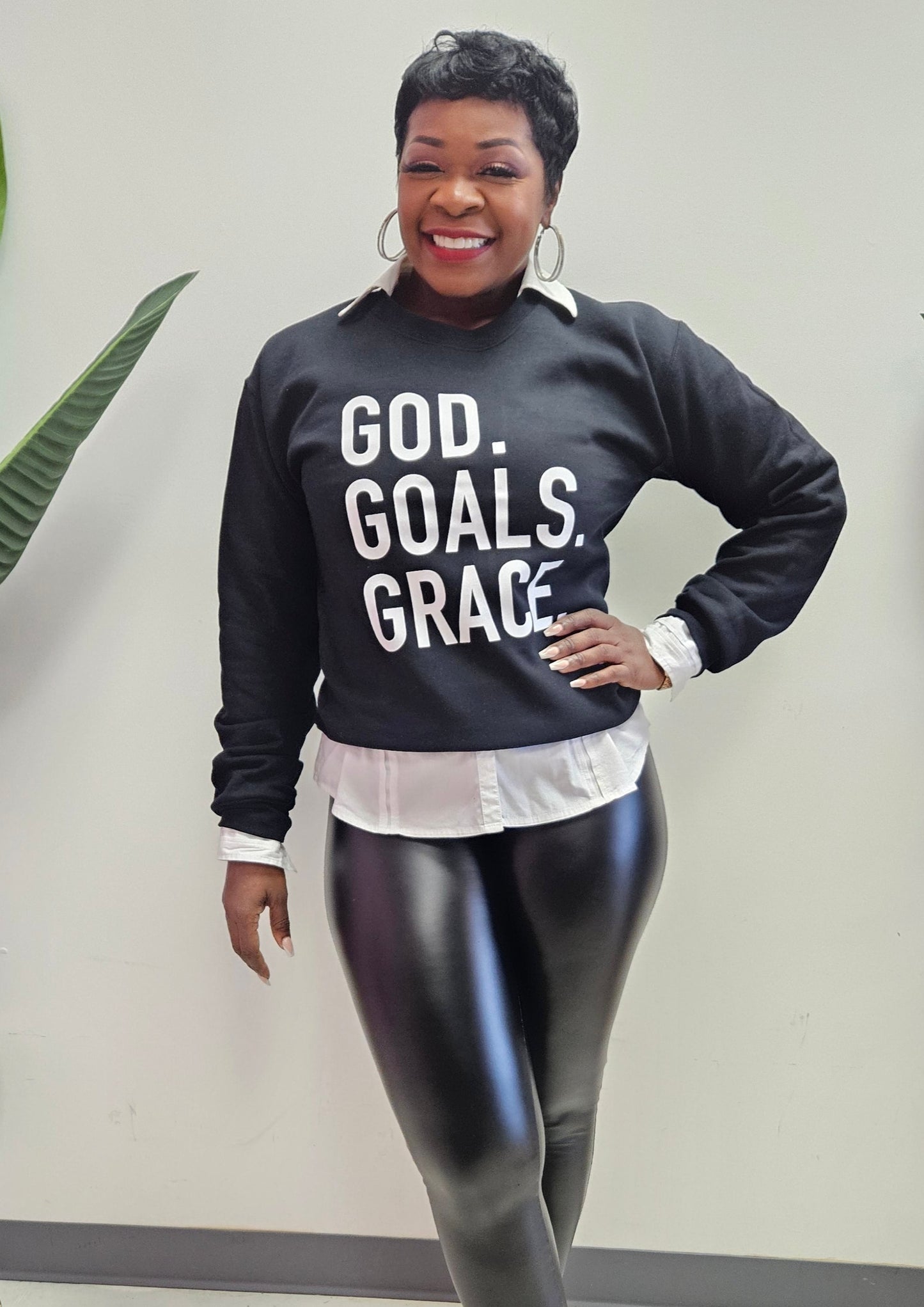 God Goals Grace Sweatshirt
