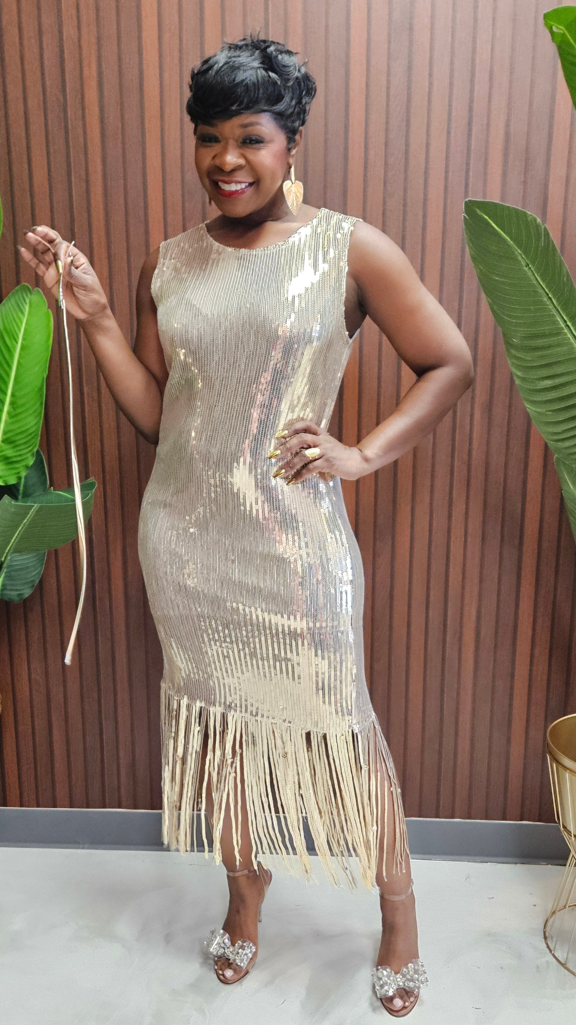 Shimmer Me Dress – Runway Redi