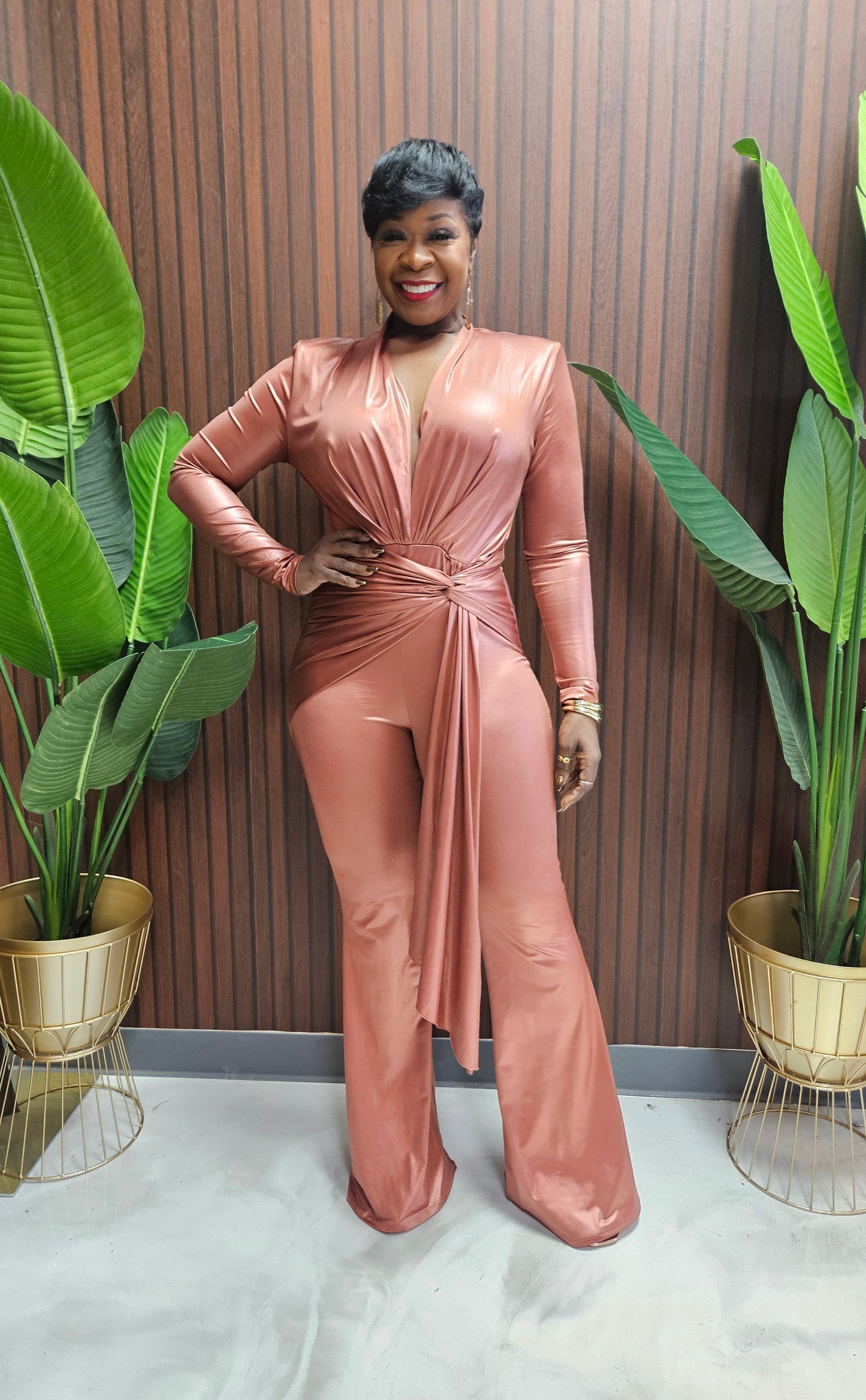 Melody Metallic Jumpsuit