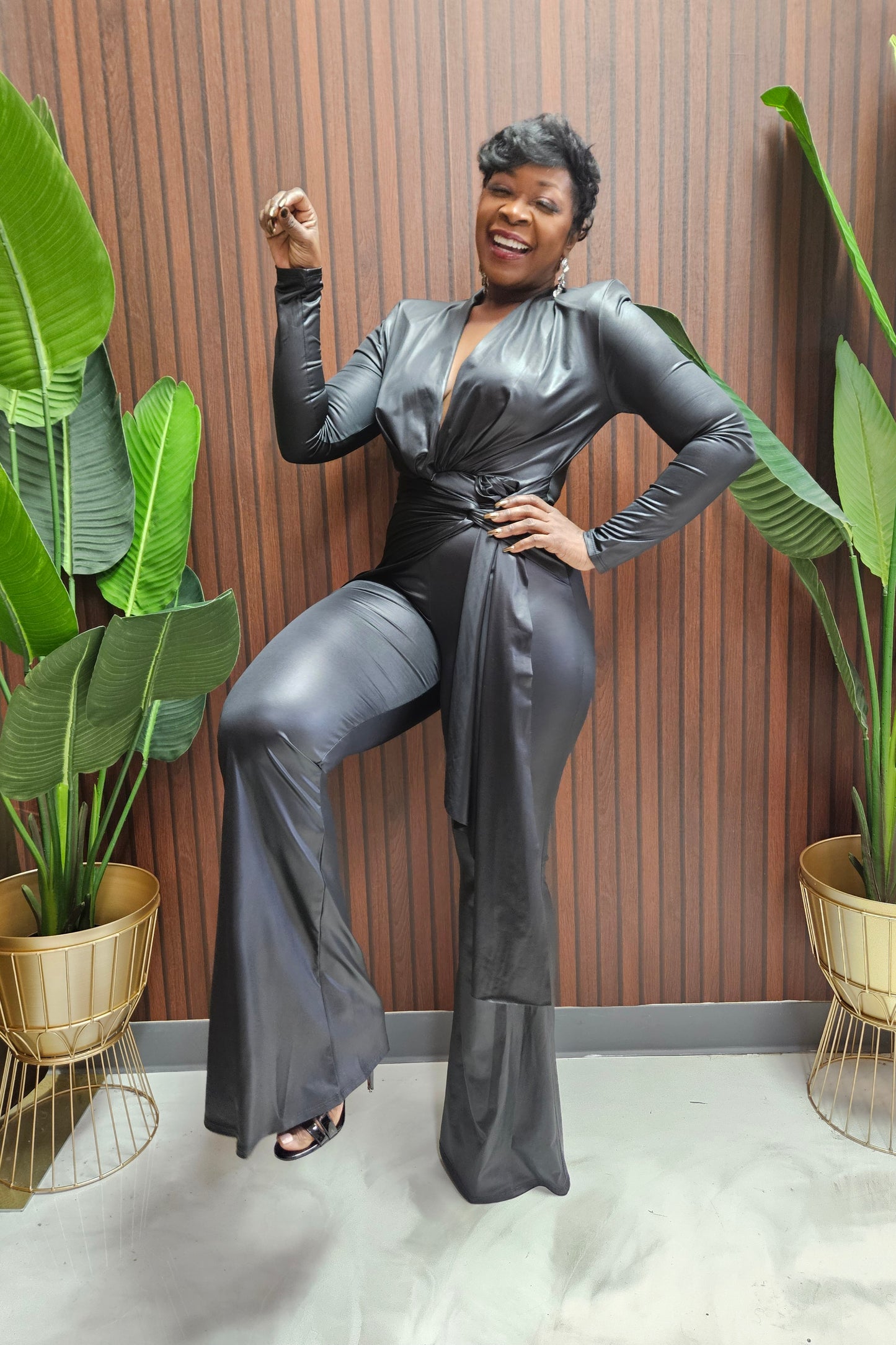 Melody Metallic Jumpsuit