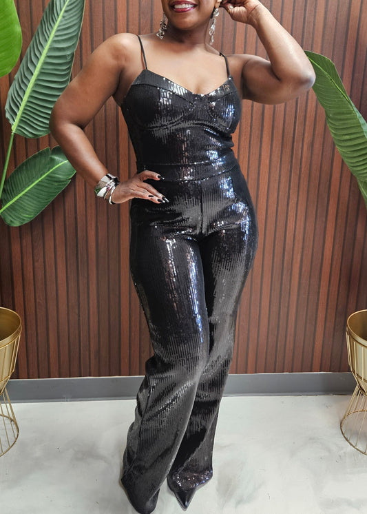 Porsha Sequins Jumpsuit