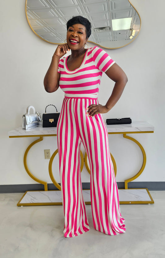 Shamea Stripe Jumpsuit