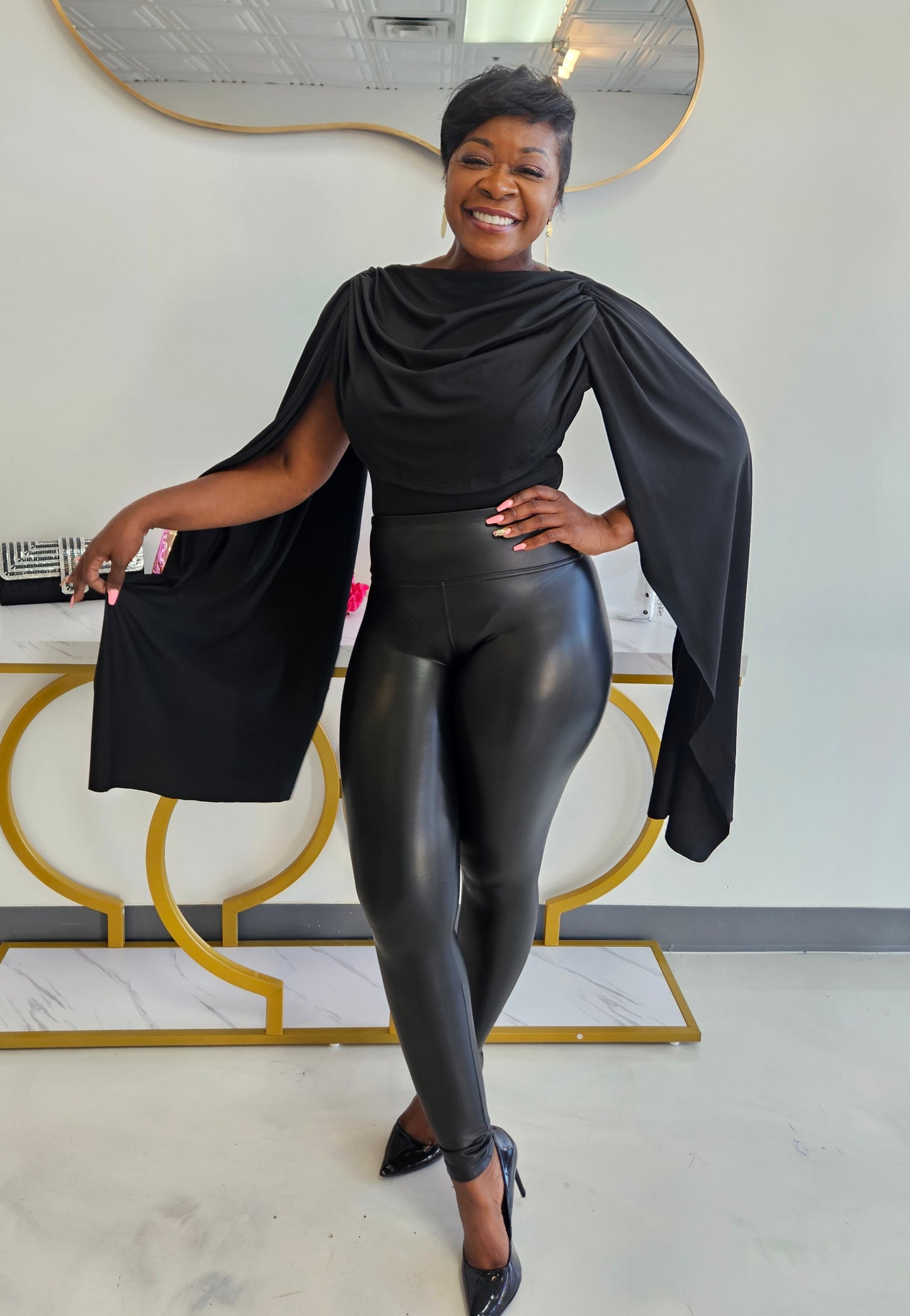 Draped Me Please Bodysuit