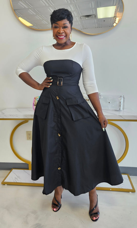 Karlie Belted Dress