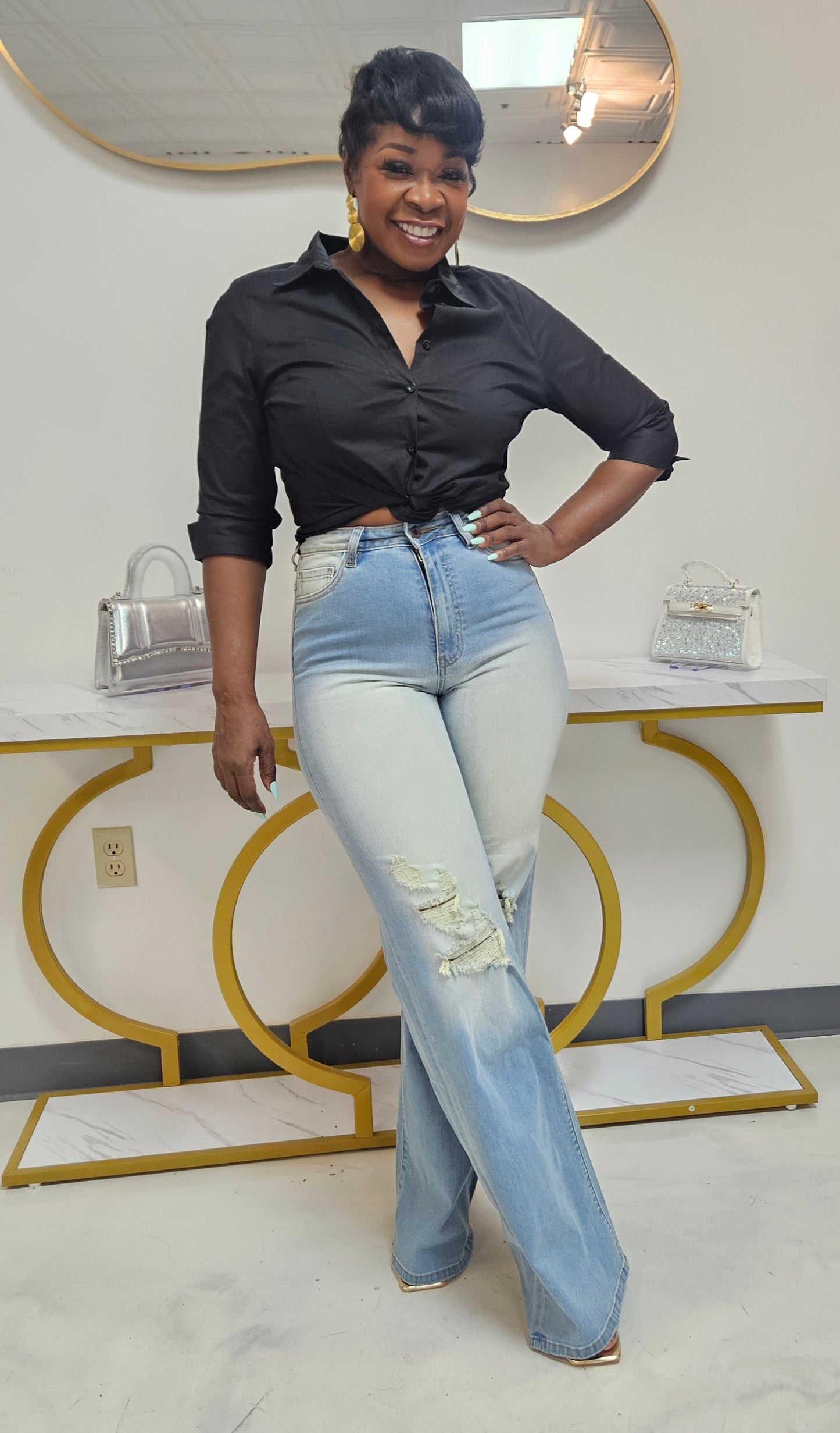 Chelsea Wideleg Jeans