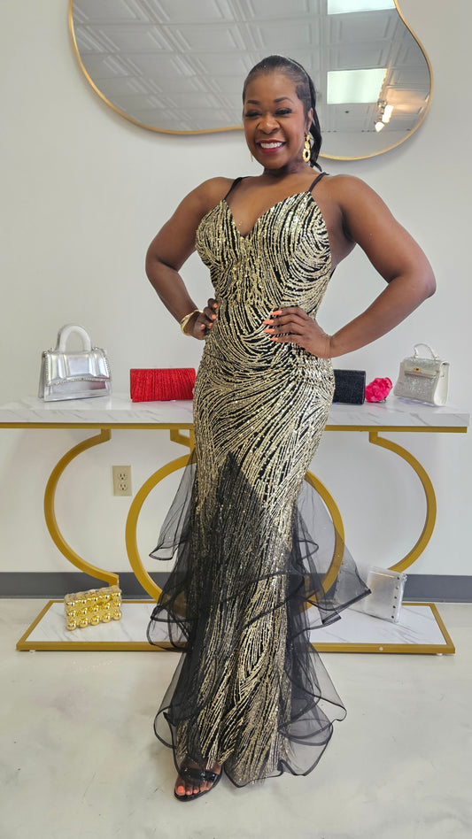 Allure Glitter Dress