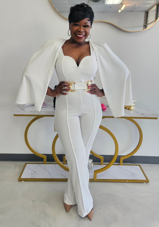 Bianca Cape Jumpsuit