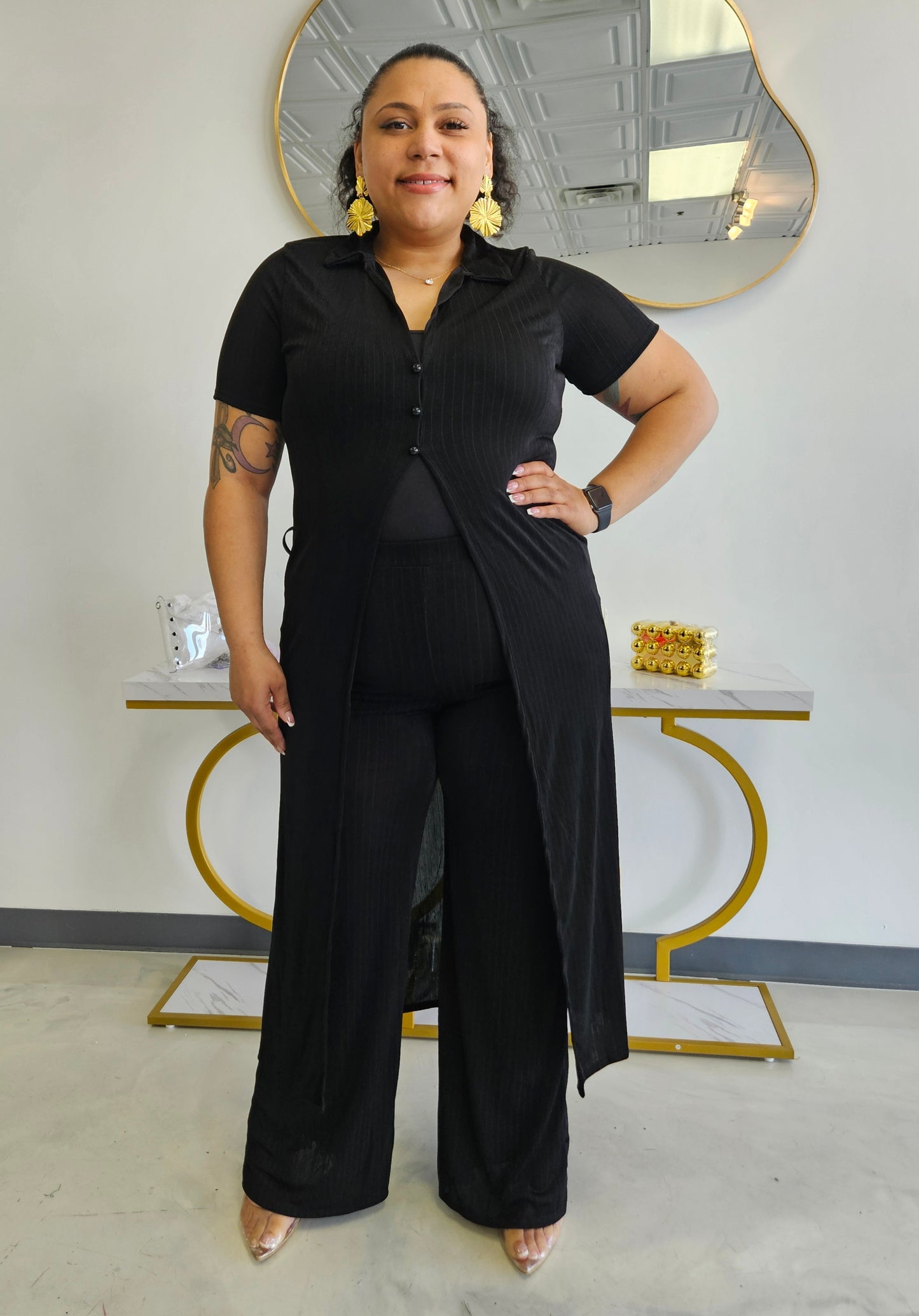 India Plus Cardigan Set