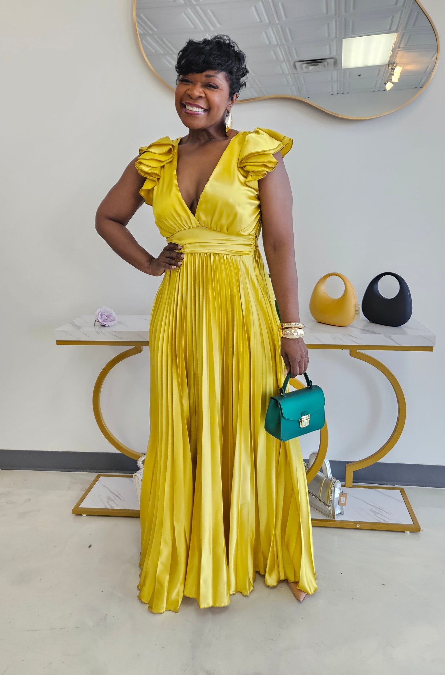 Pasha Pleated Dress