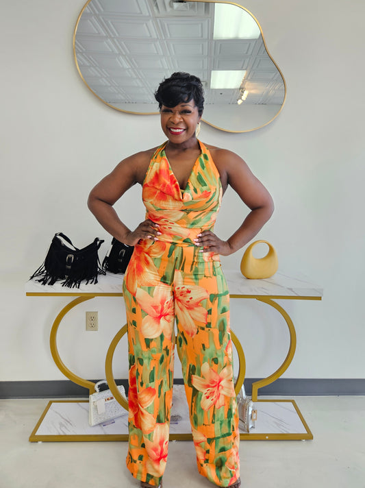 Tyann Floral Jumpsuit