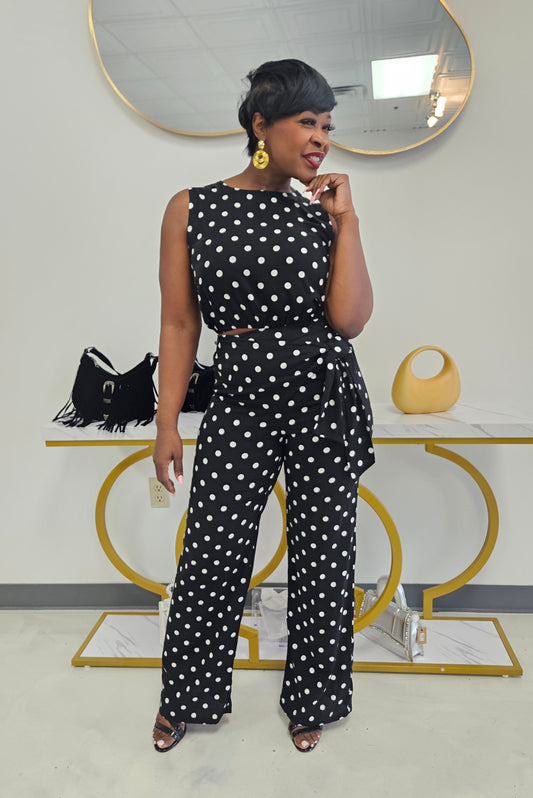 Ayanna Polka Dot Set