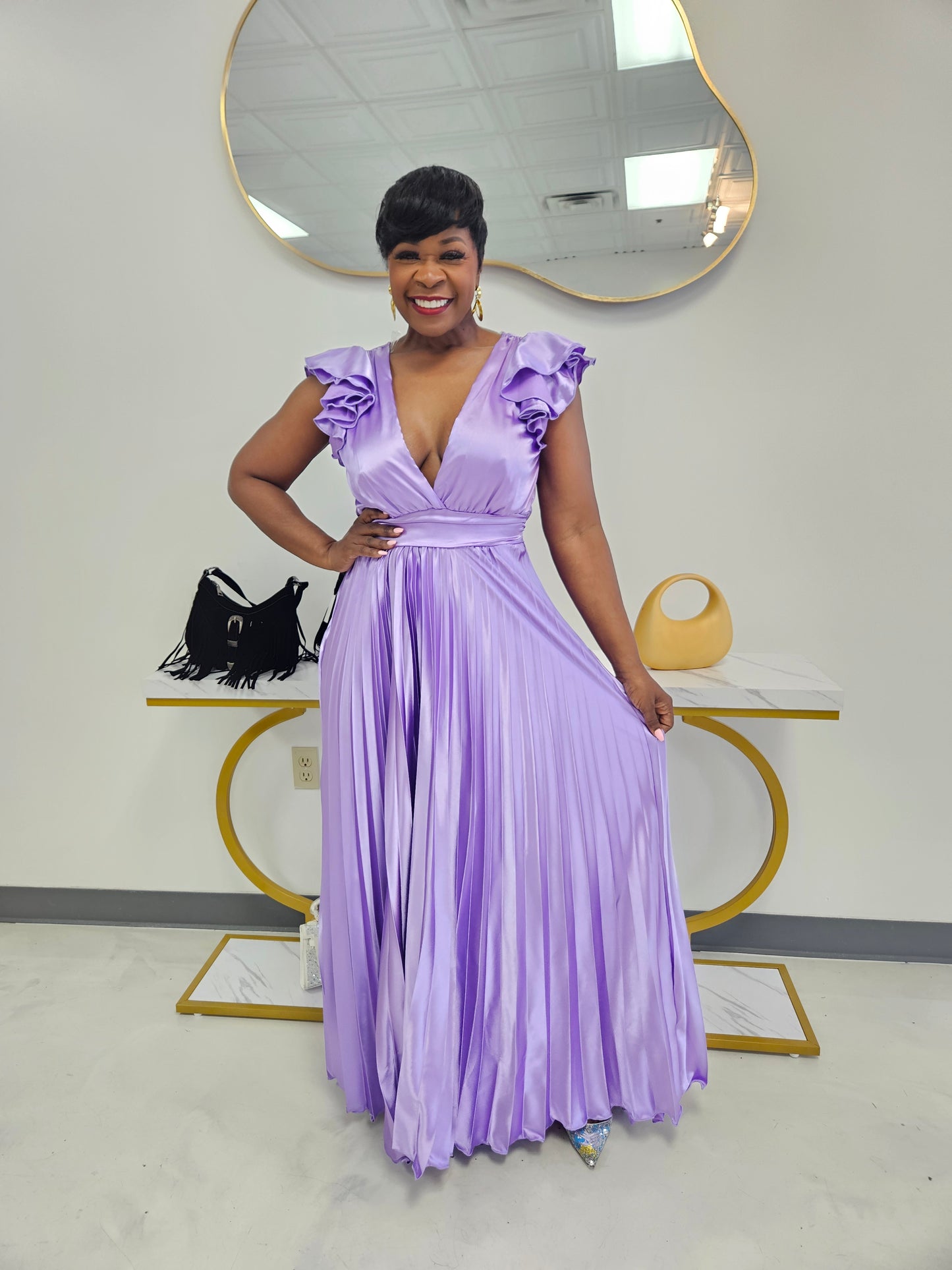 Pasha Pleated Dress