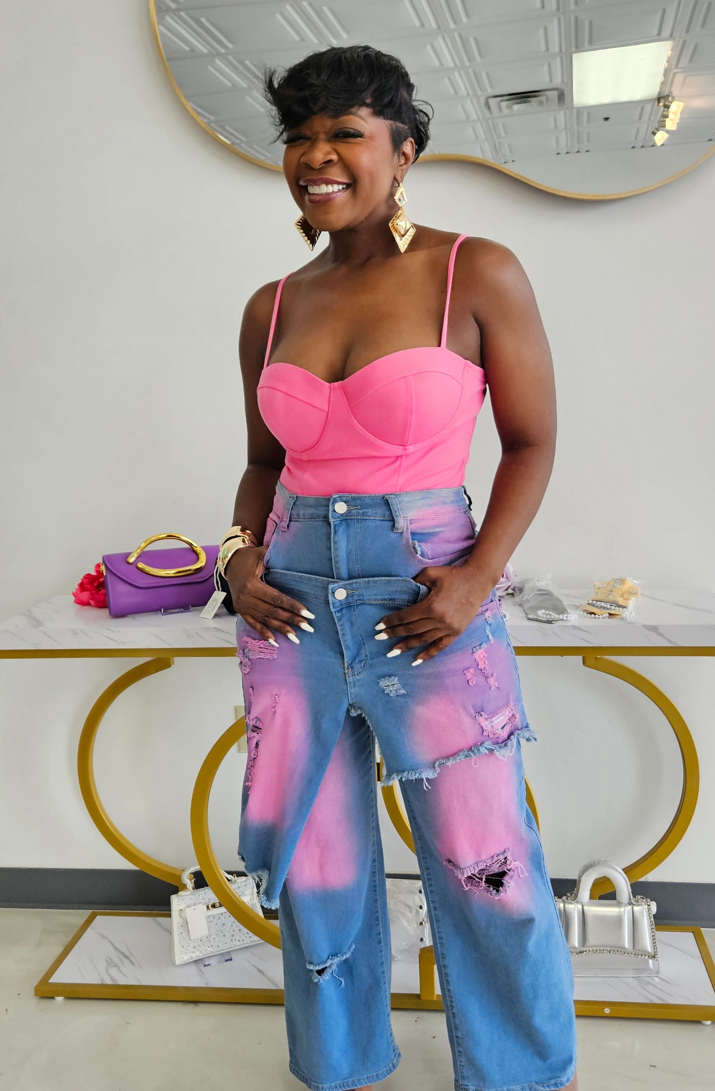 Rocsi Double Layer Jeans