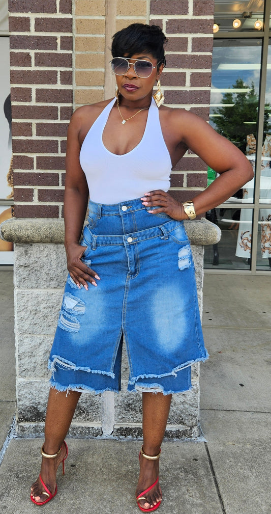 Double Take Denim Shorts
