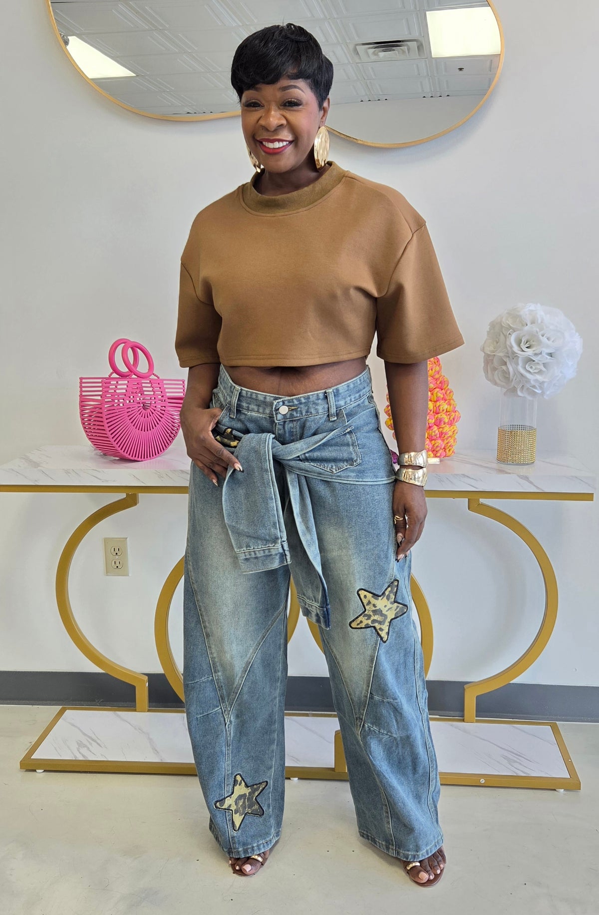 Star Patch Jeans