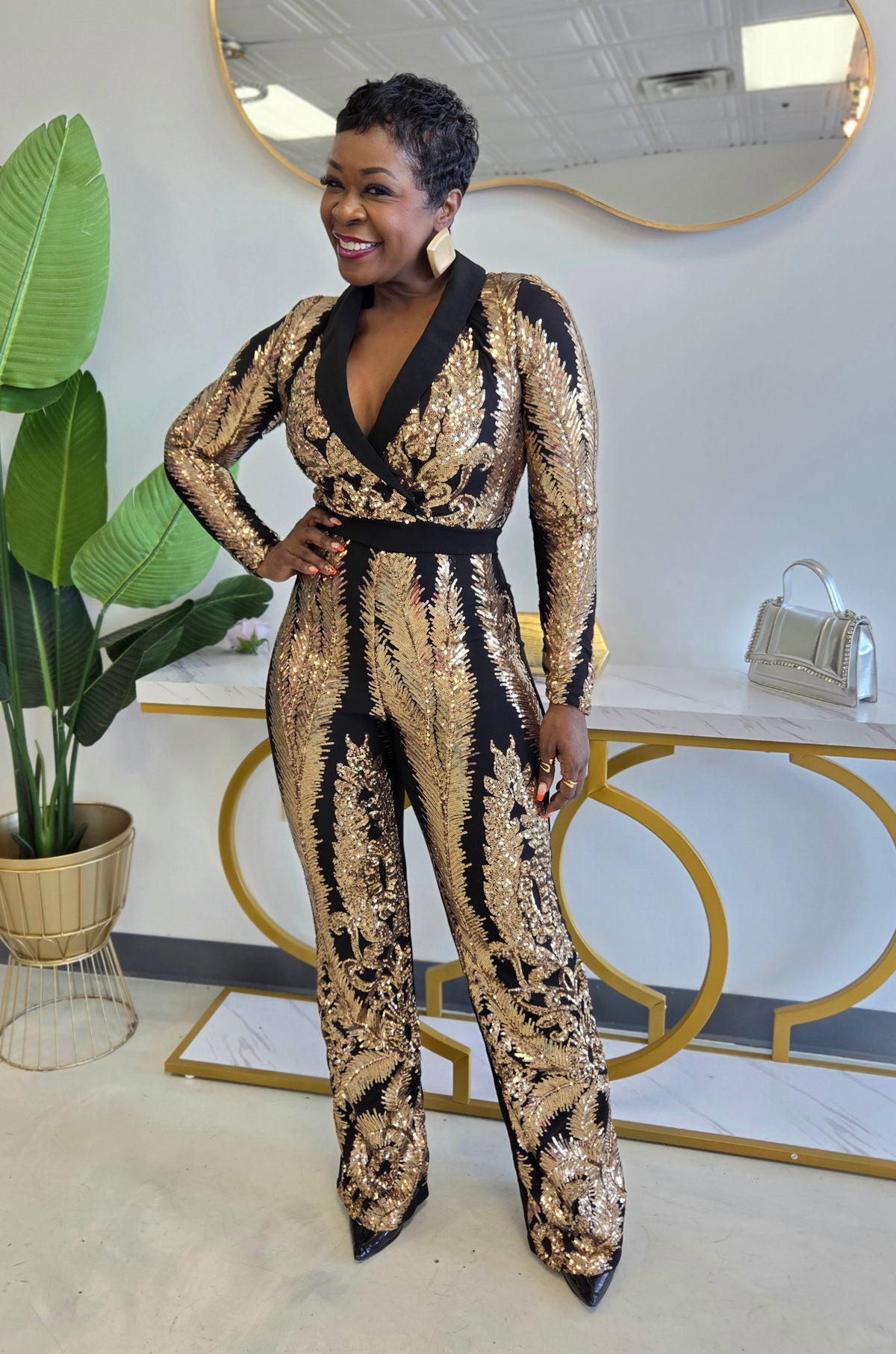 Golden Goddess Jumpsuit