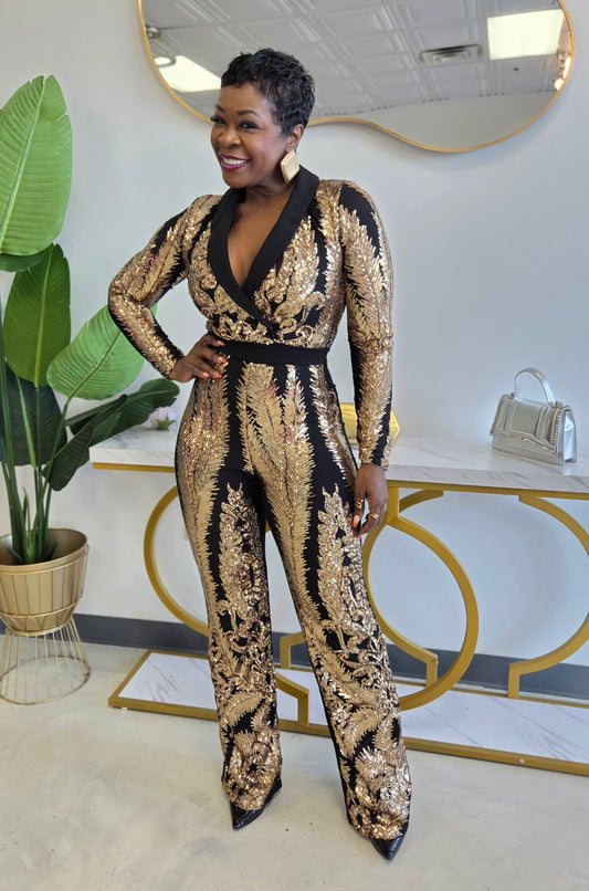 Golden Goddess Jumpsuit