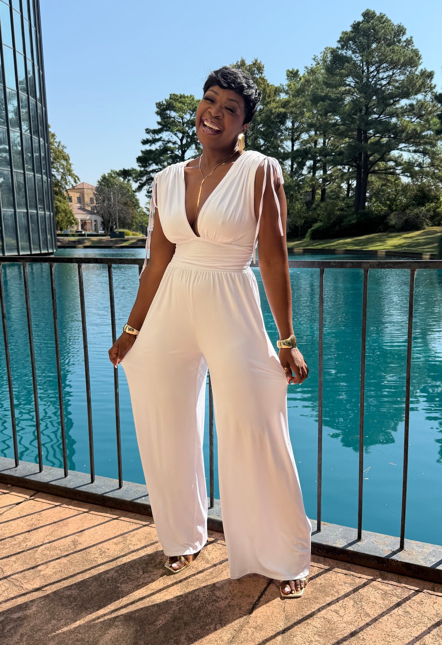 Chloe Wideleg Jumpsuit