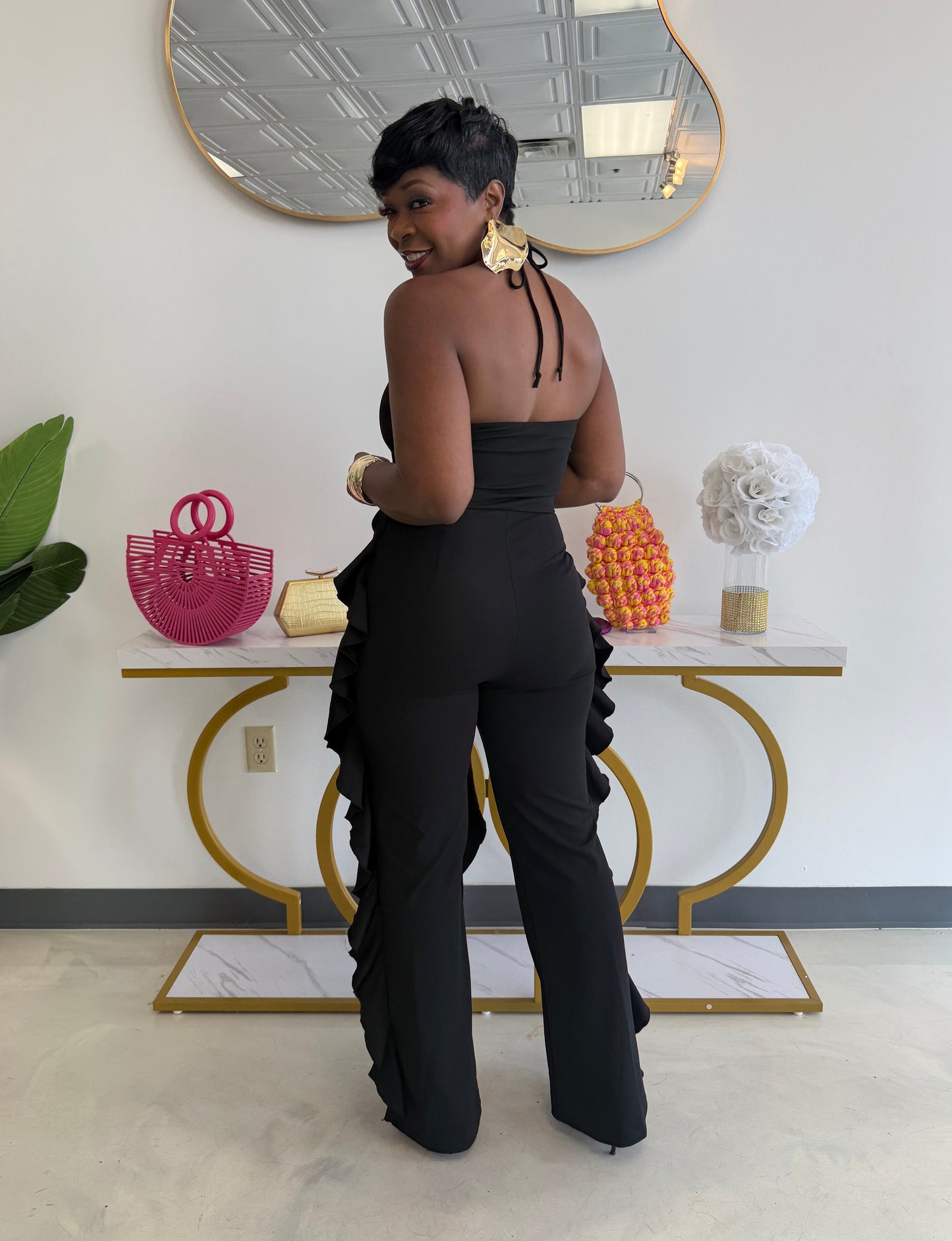 Alicia Ruffle Jumpsuit