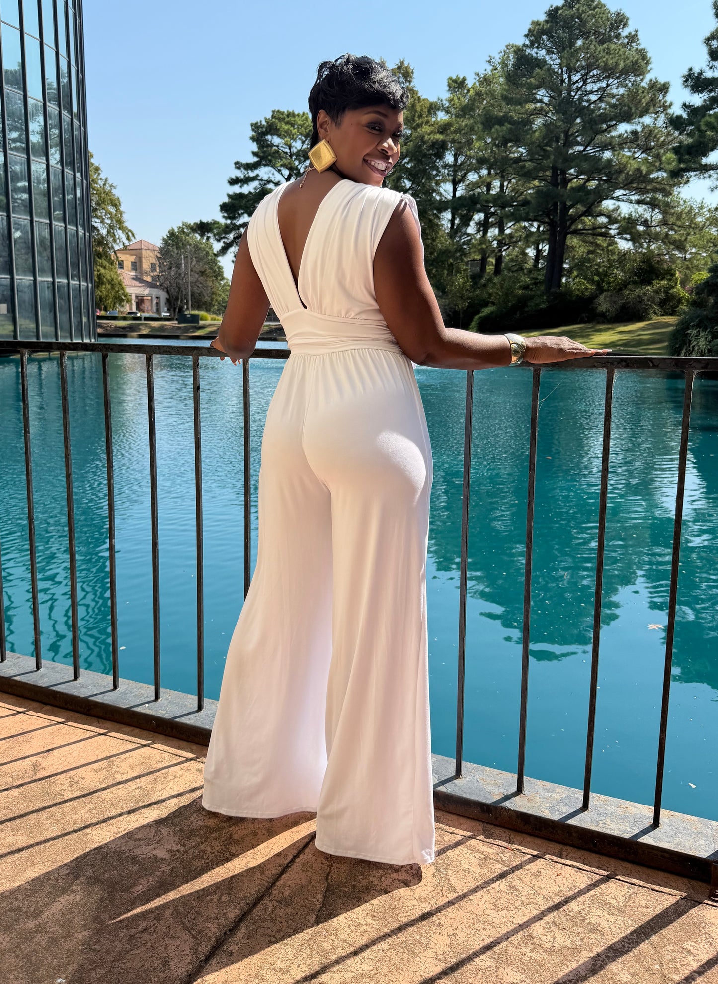 Chloe Wideleg Jumpsuit