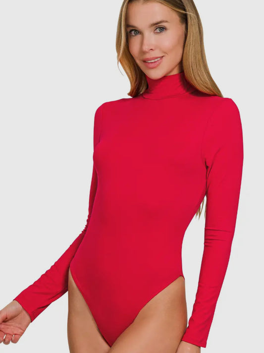 Mock Neck Bodysuit